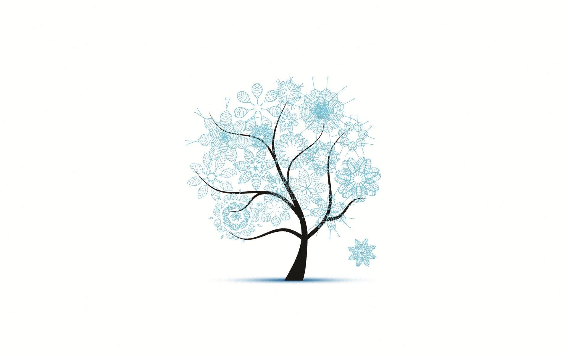 1920x1200 snow, Minimalistic, Trees, Simple, Background, White, Background Wallpaper HD / Desktop and Mobile Background
