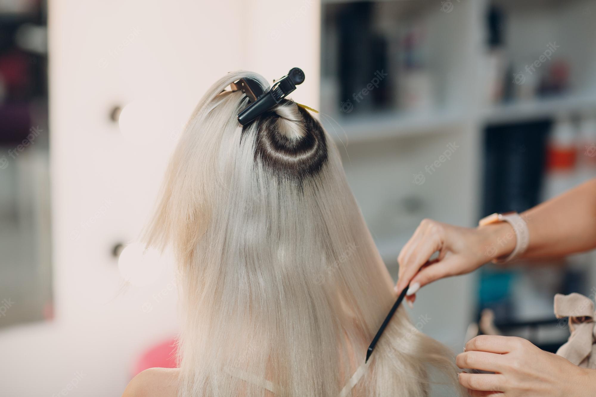 High-Quality Hair Color Treatment Artwork Concept High-Quality Hair Color Treatment Artwork Concept