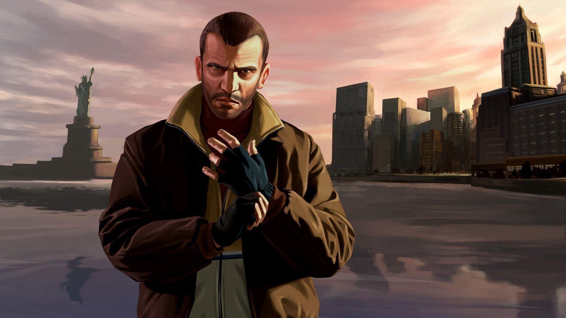 1920x1080 Niko Bellic hình nền