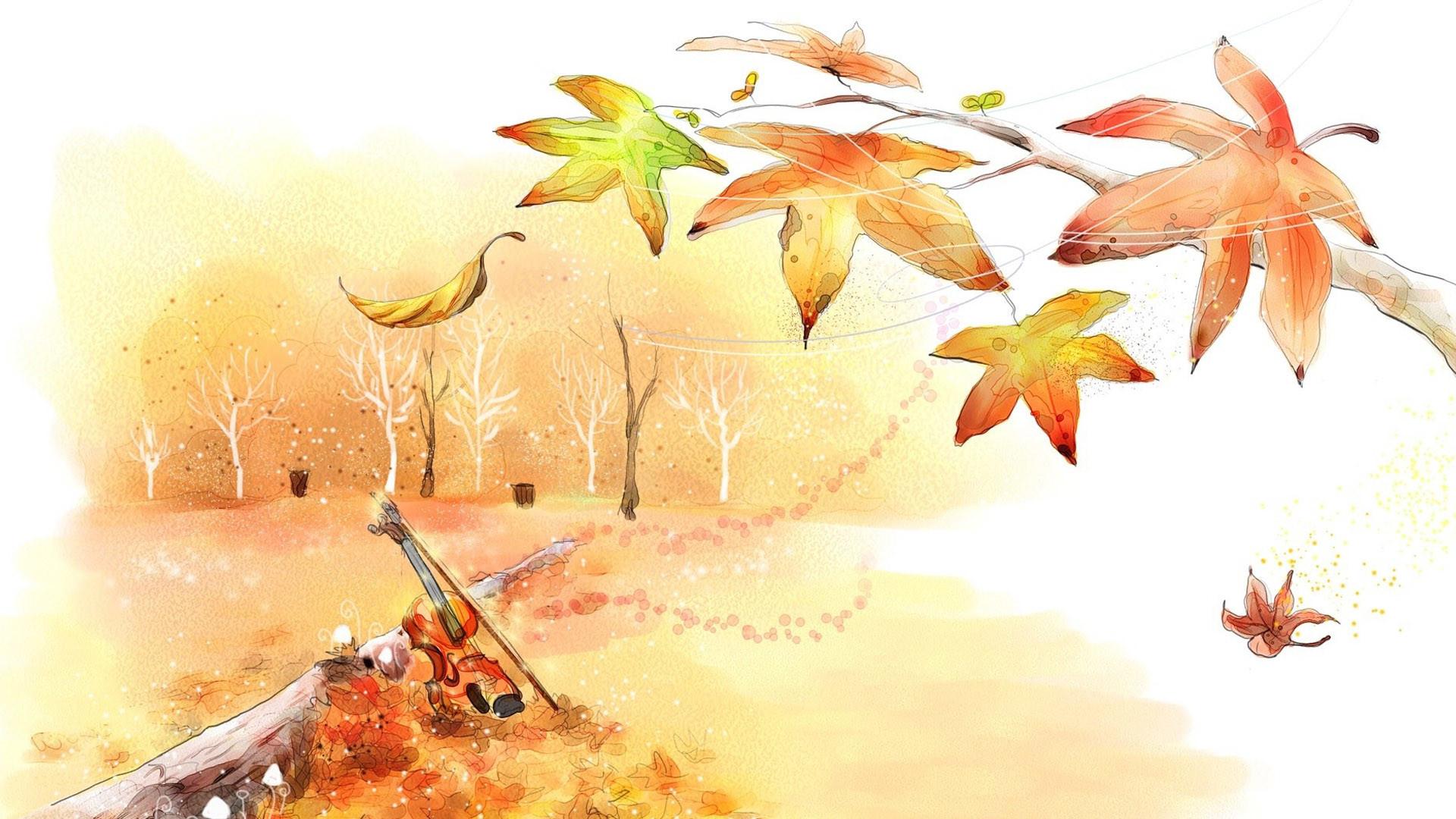 1920x1080 Anime Fall Wallpaper