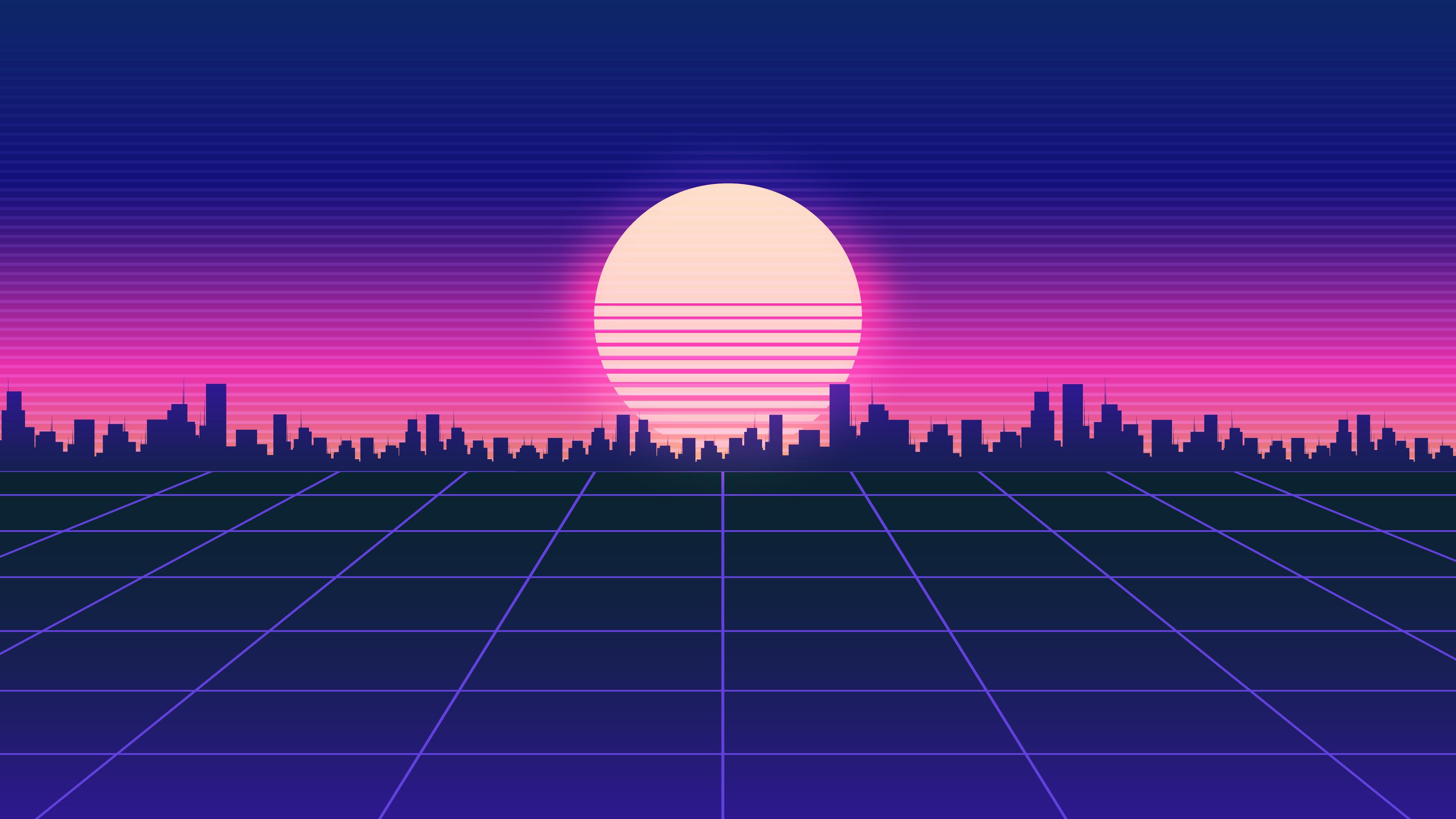 Retrowave Wallpaper 1920x1080  rwallpaper