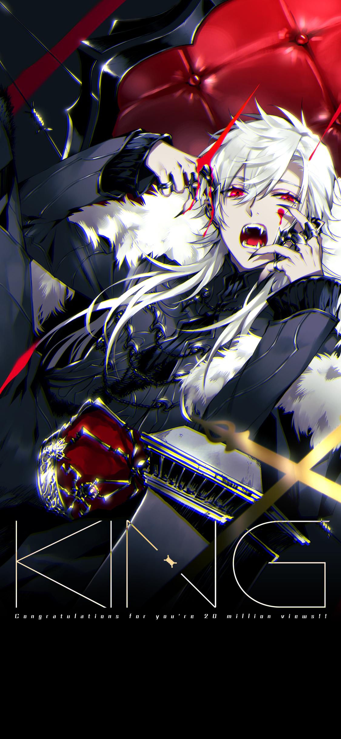 1125x2436 Wallpaper to celebrate Kuzuha's KING cover 20 million views