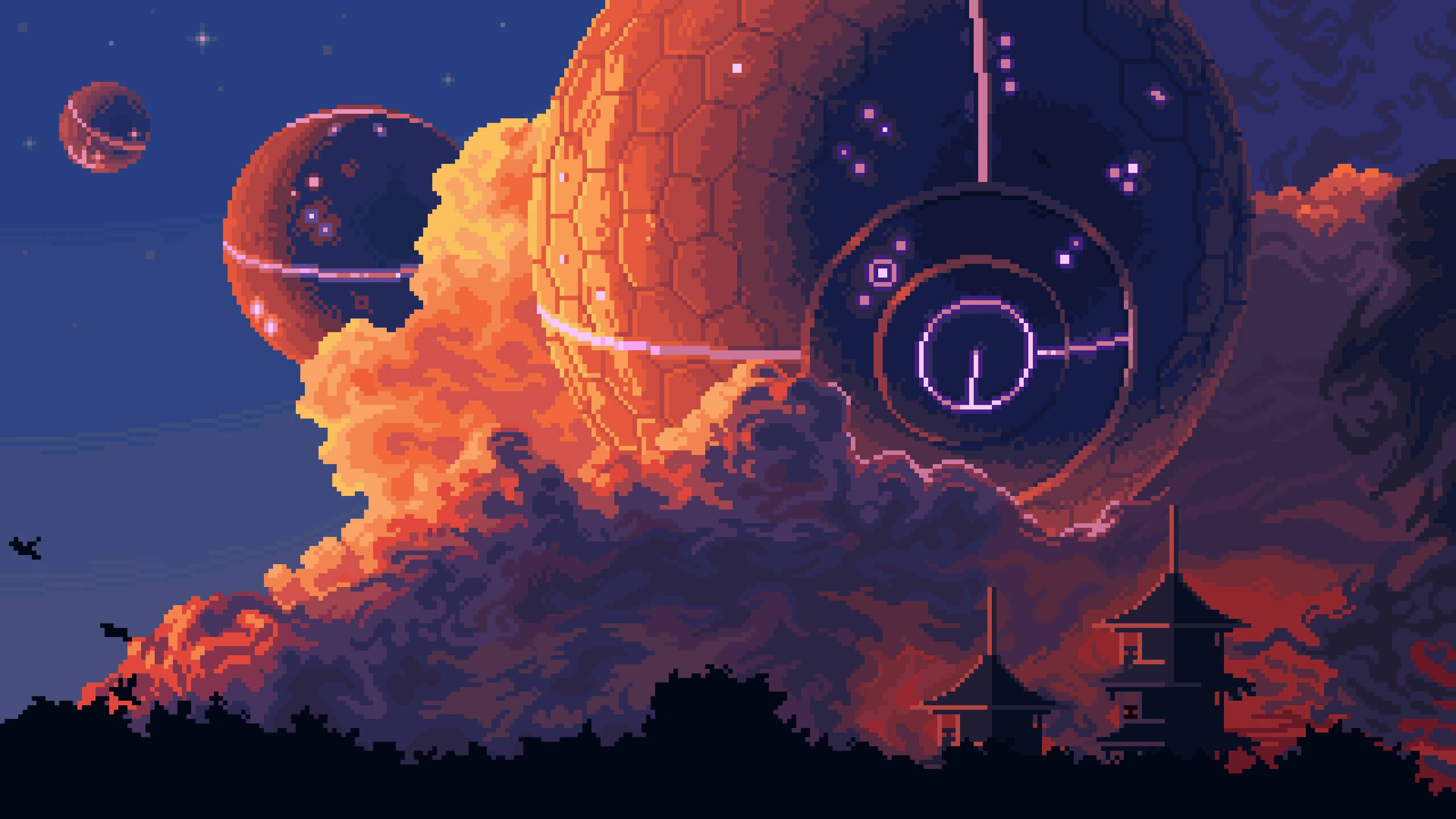 3840x2160 Pixel Art Wallpaper and Background: Free HD Download