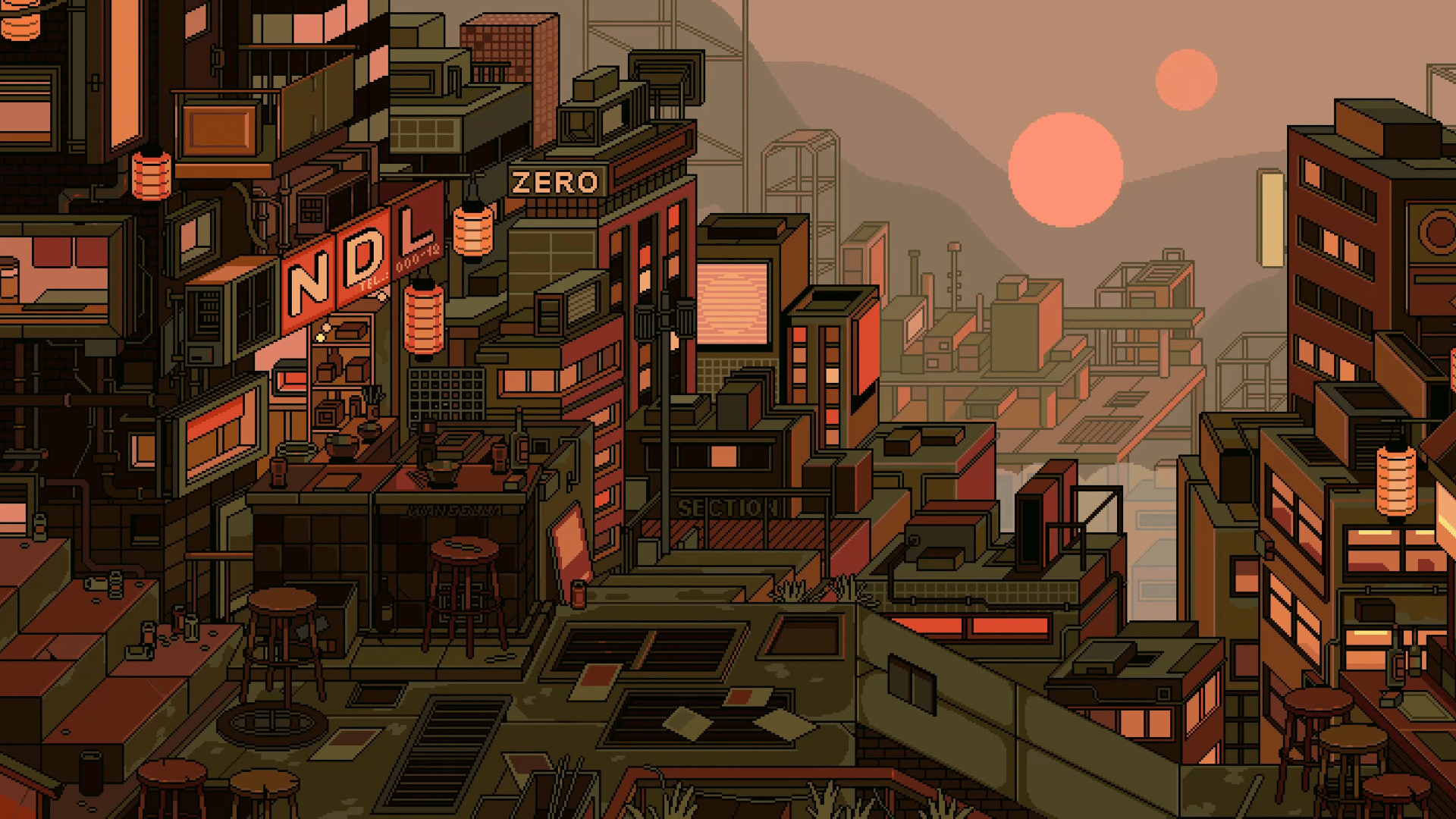 1920x1080 Artistic City HD Wallpaper