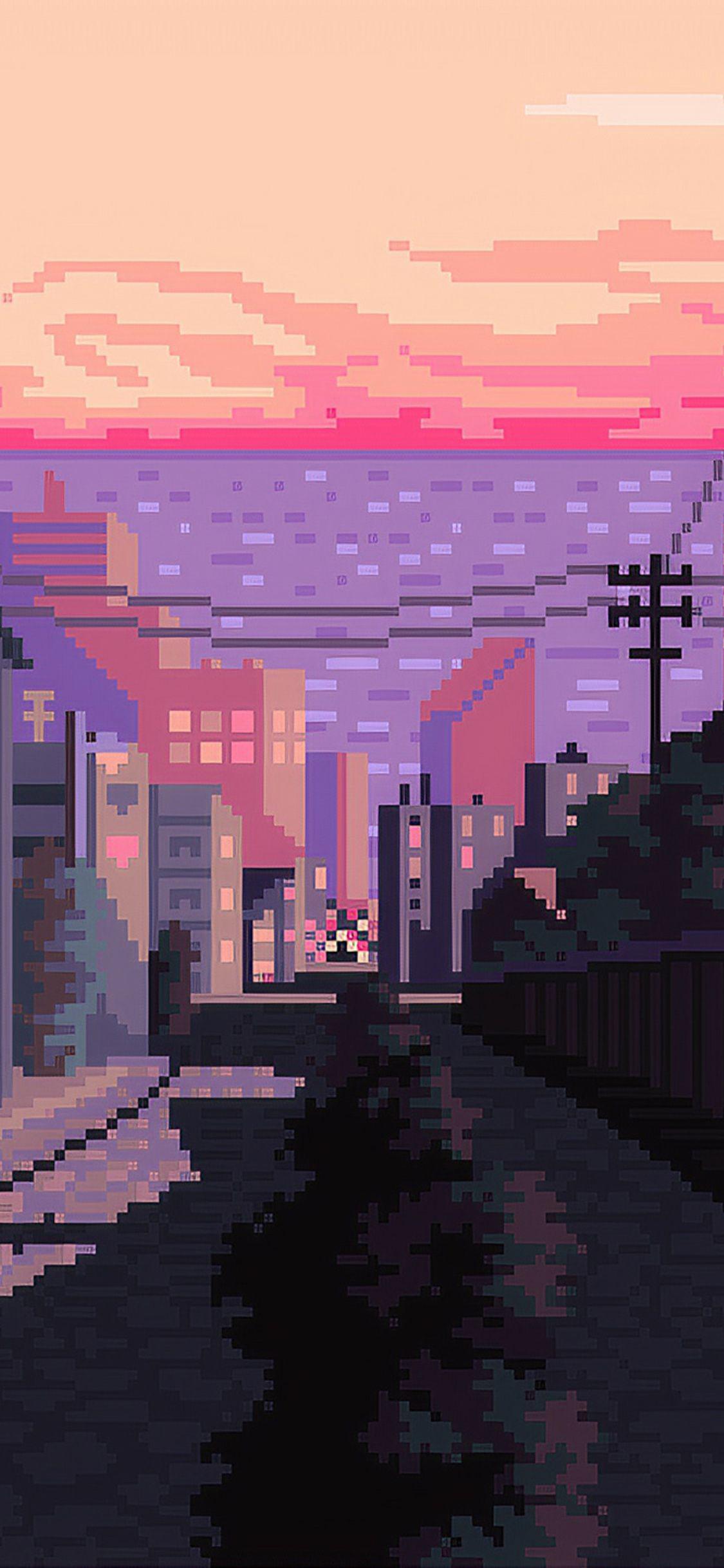 pixel art live wallpaper iphone