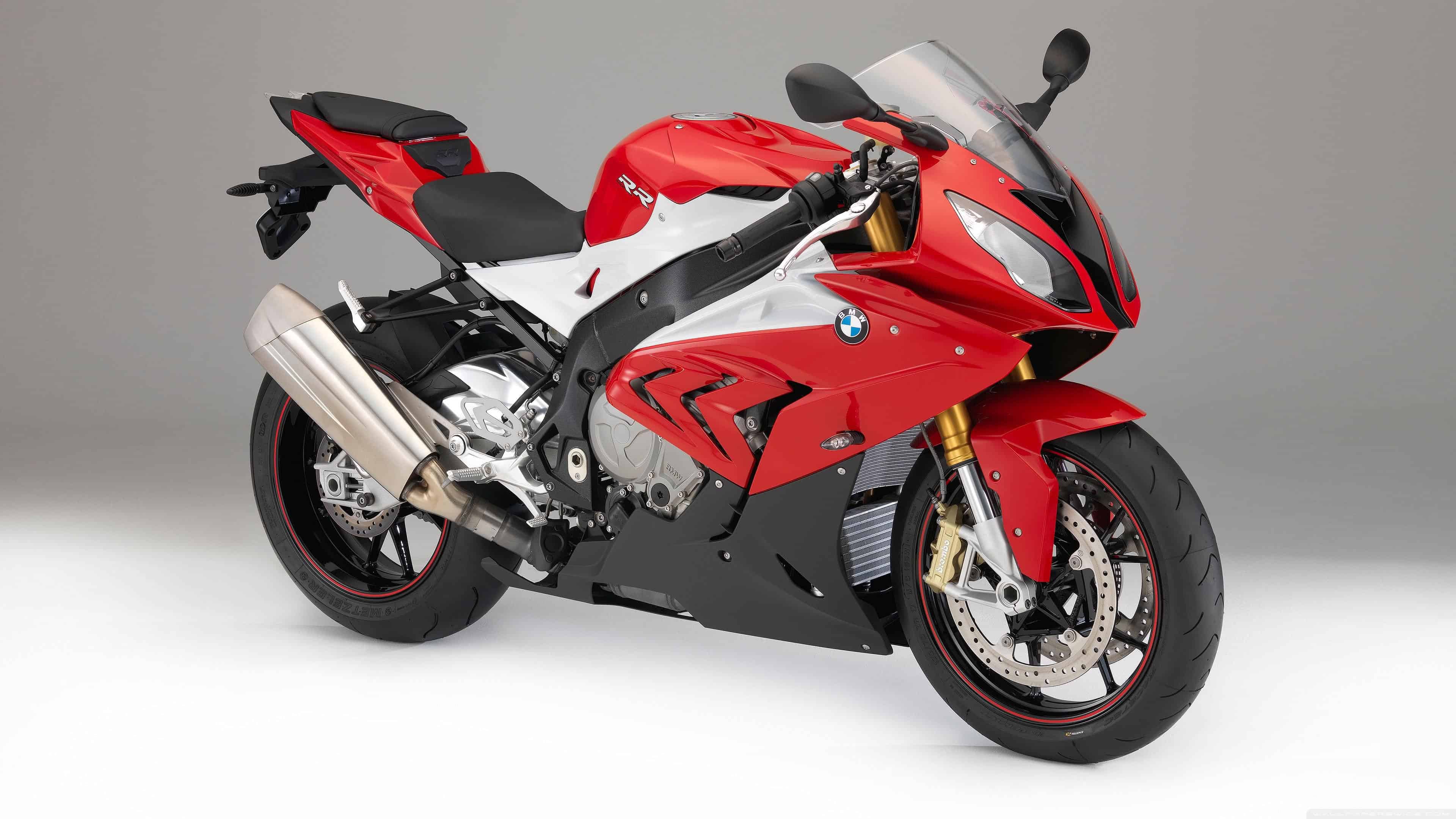 3840x2160 BMW S1000RR Red UHD 4K Wallpaper