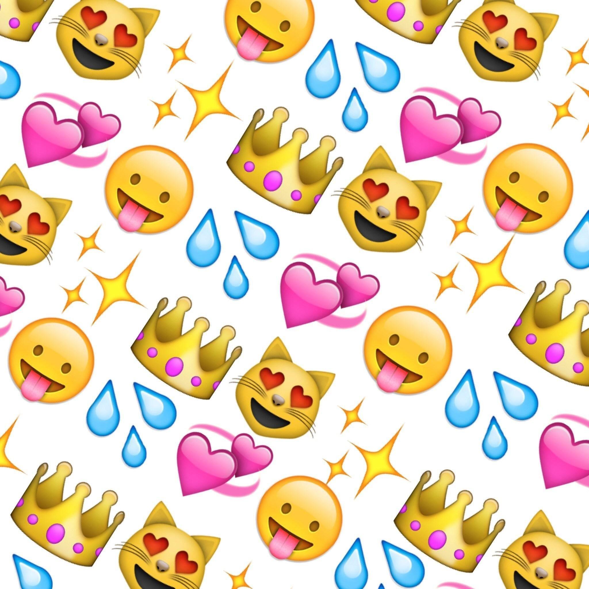 2048x2048 Attitude Emoji Wallpaper