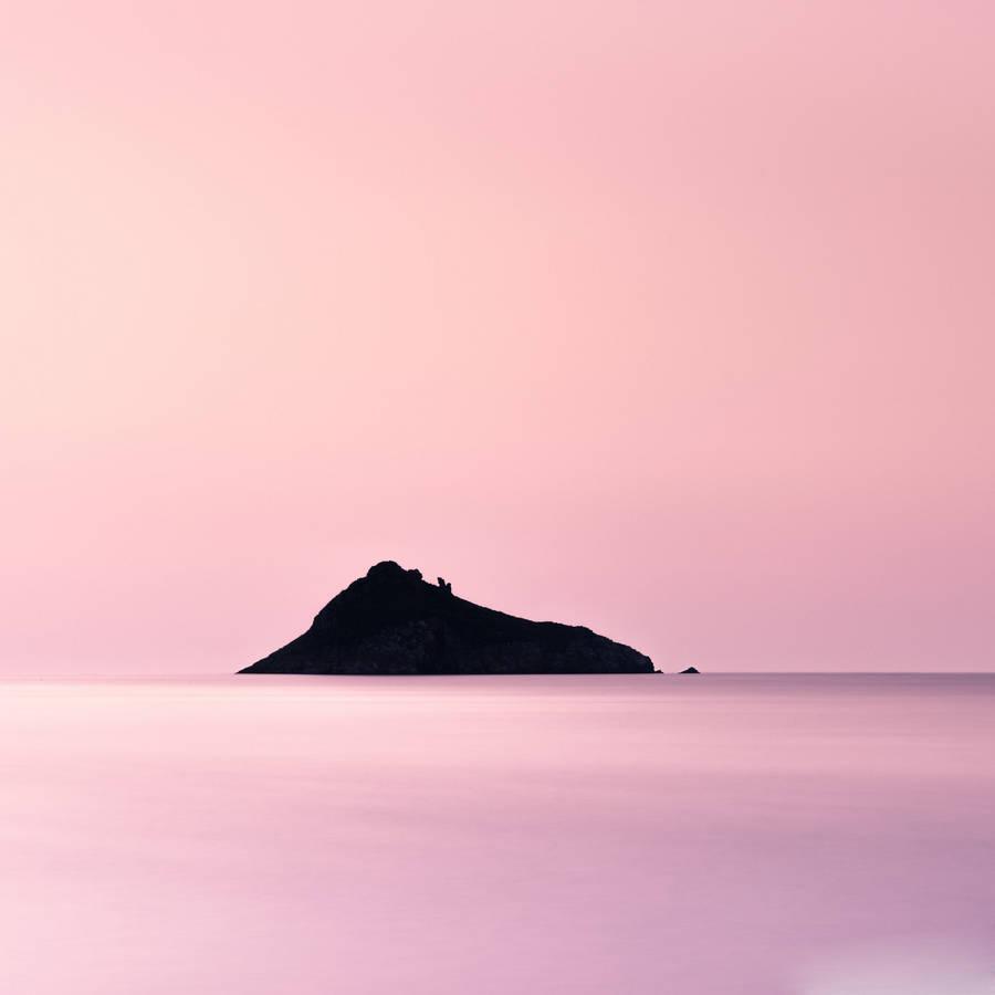 900x900 Download Aesthetic iPad Pink Sea Wallpaper