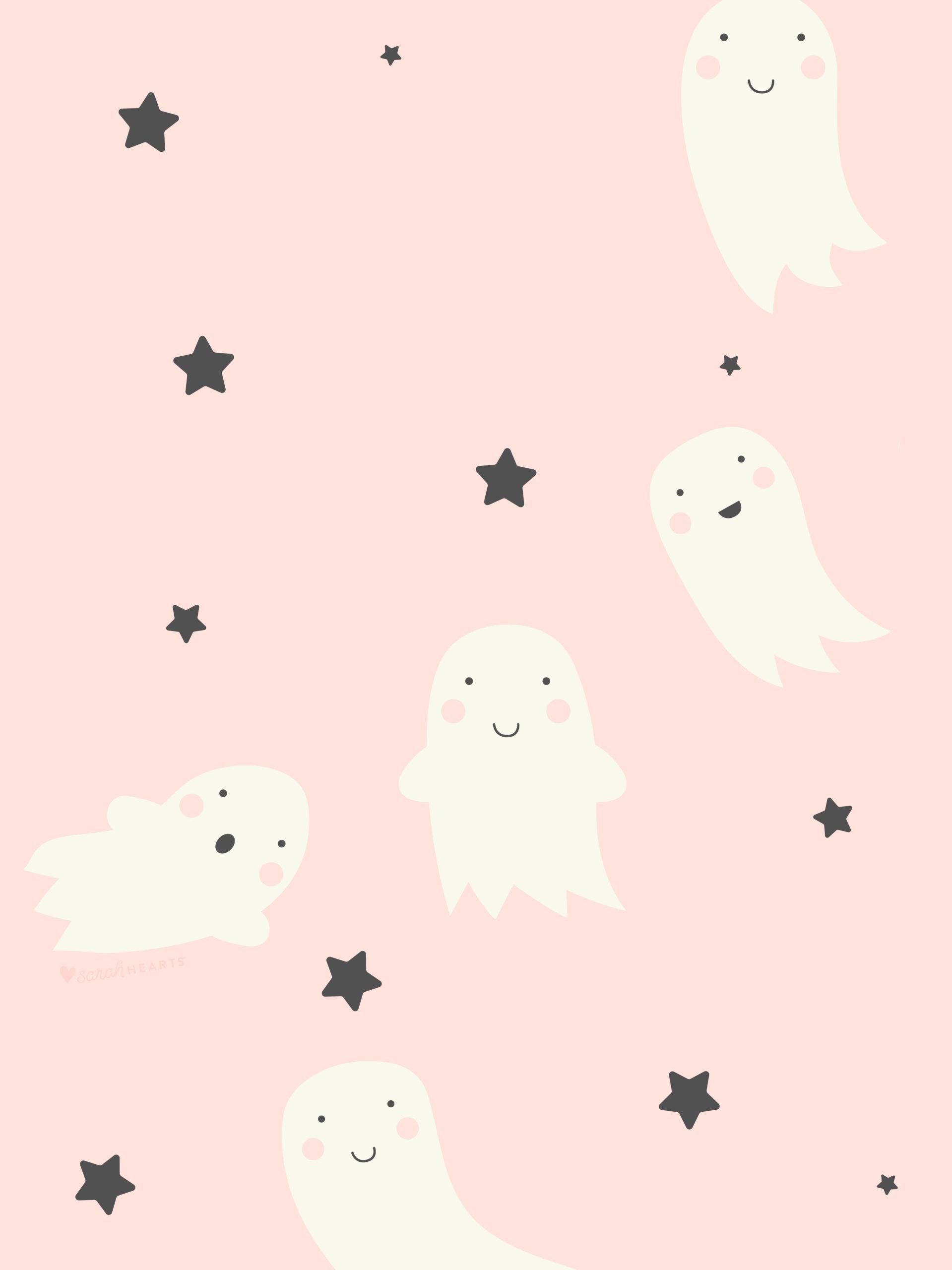 1919x2560 October 2020 Ghost Calendar Wallpaper