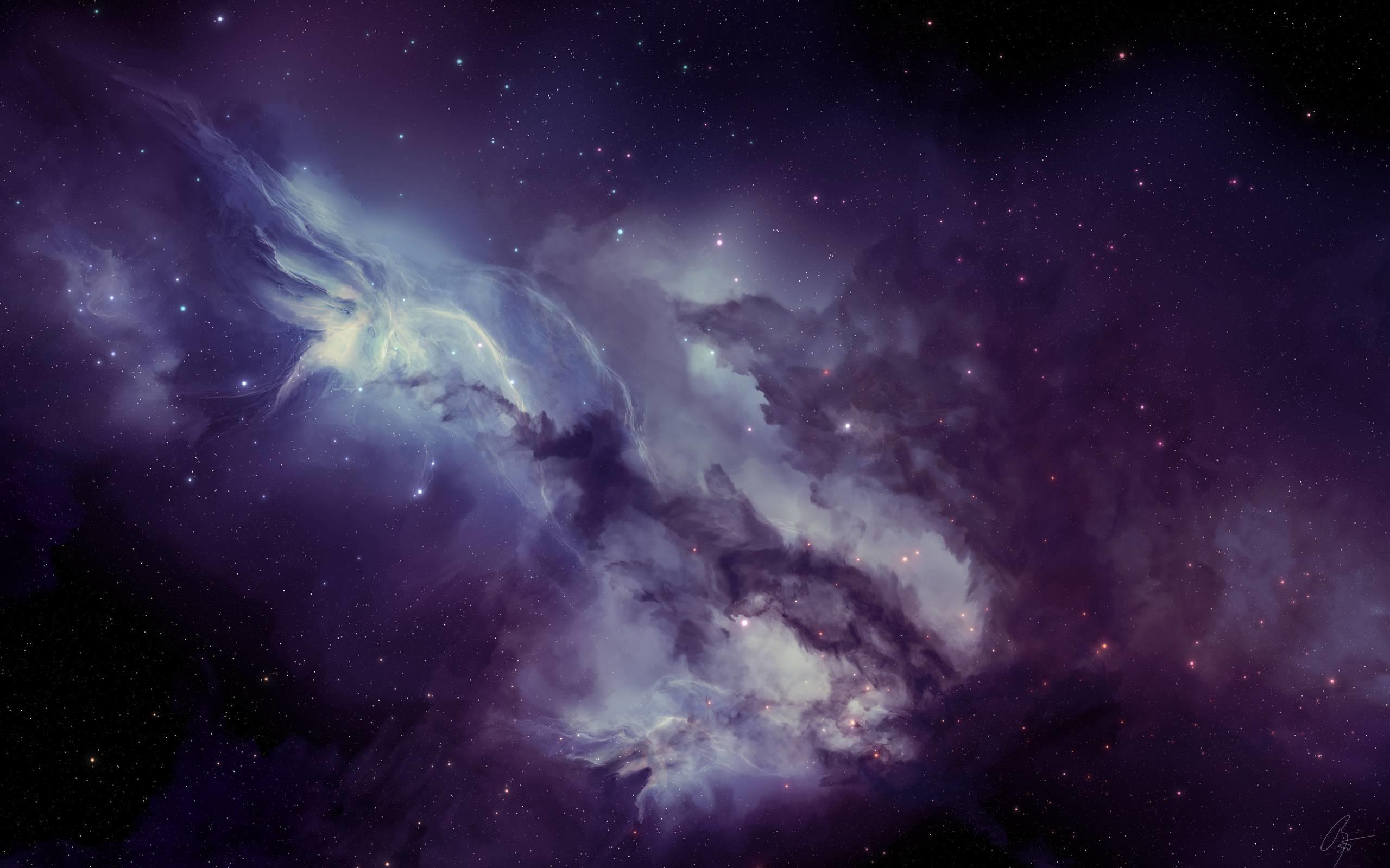2560x1600 Wallpaper For > Purple Galaxy Wallpaper HD