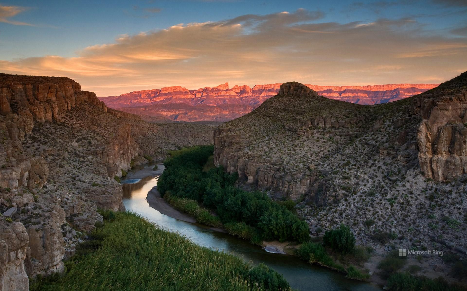 1920x1200 Rio Grande river, Big Bend National Park, Texas, USA