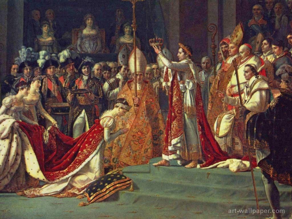 1024x768 Princess Grace in Empress Josephine's Coronation Tiara. David painting, Napoleon, Empress josephine