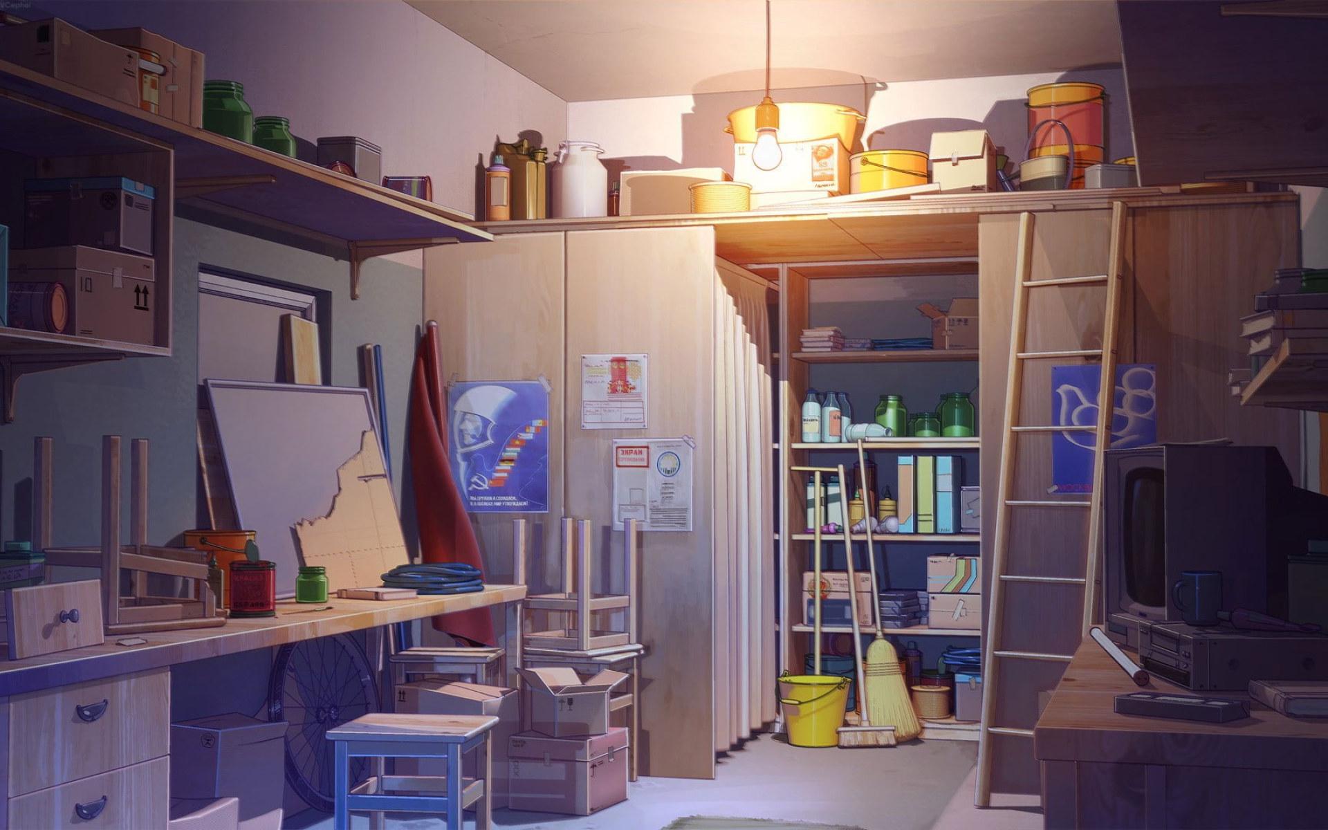 1920x1200 Wallpaper Anime, Room • Wallpaper For You