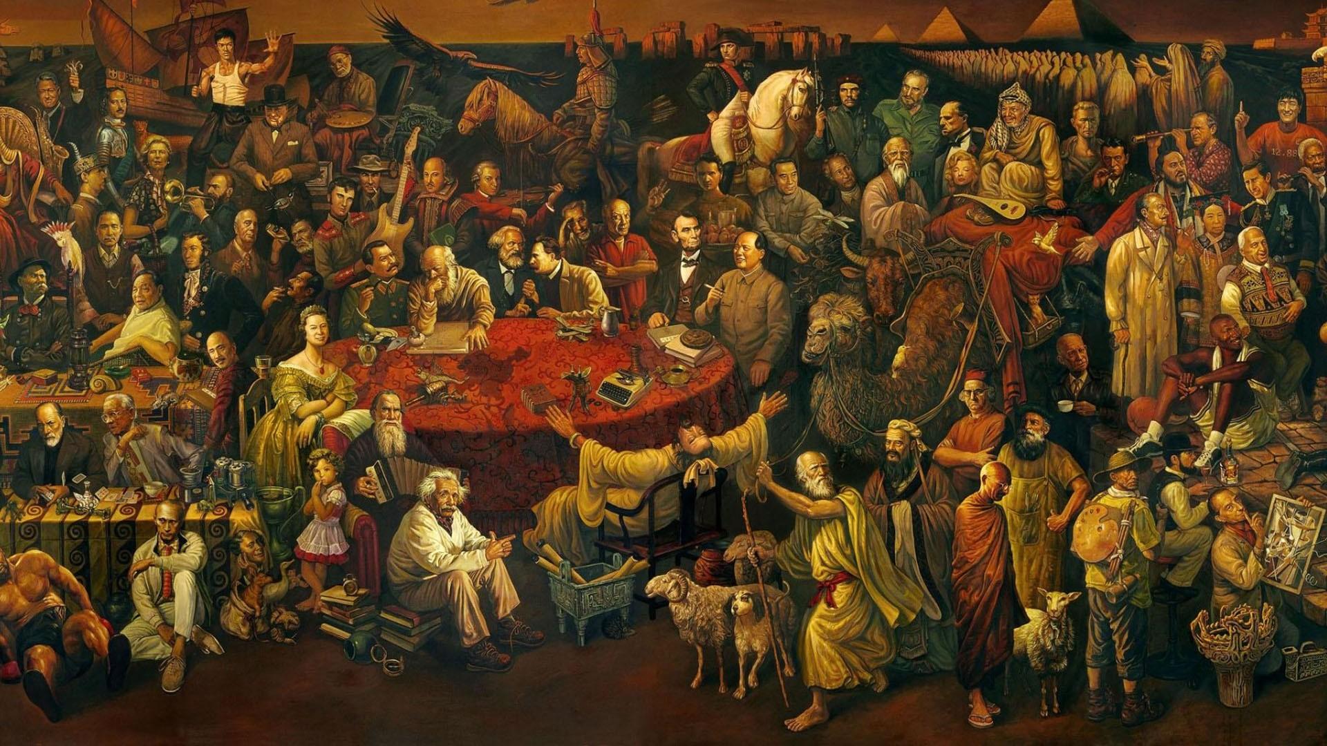 1920x1080 wall, street art, Fidel Castro, Che Guevara, mural, Caracas, Hugo Ch vez, Jos Mart, Sim n Bol var, ART Gallery HD Wallpaper