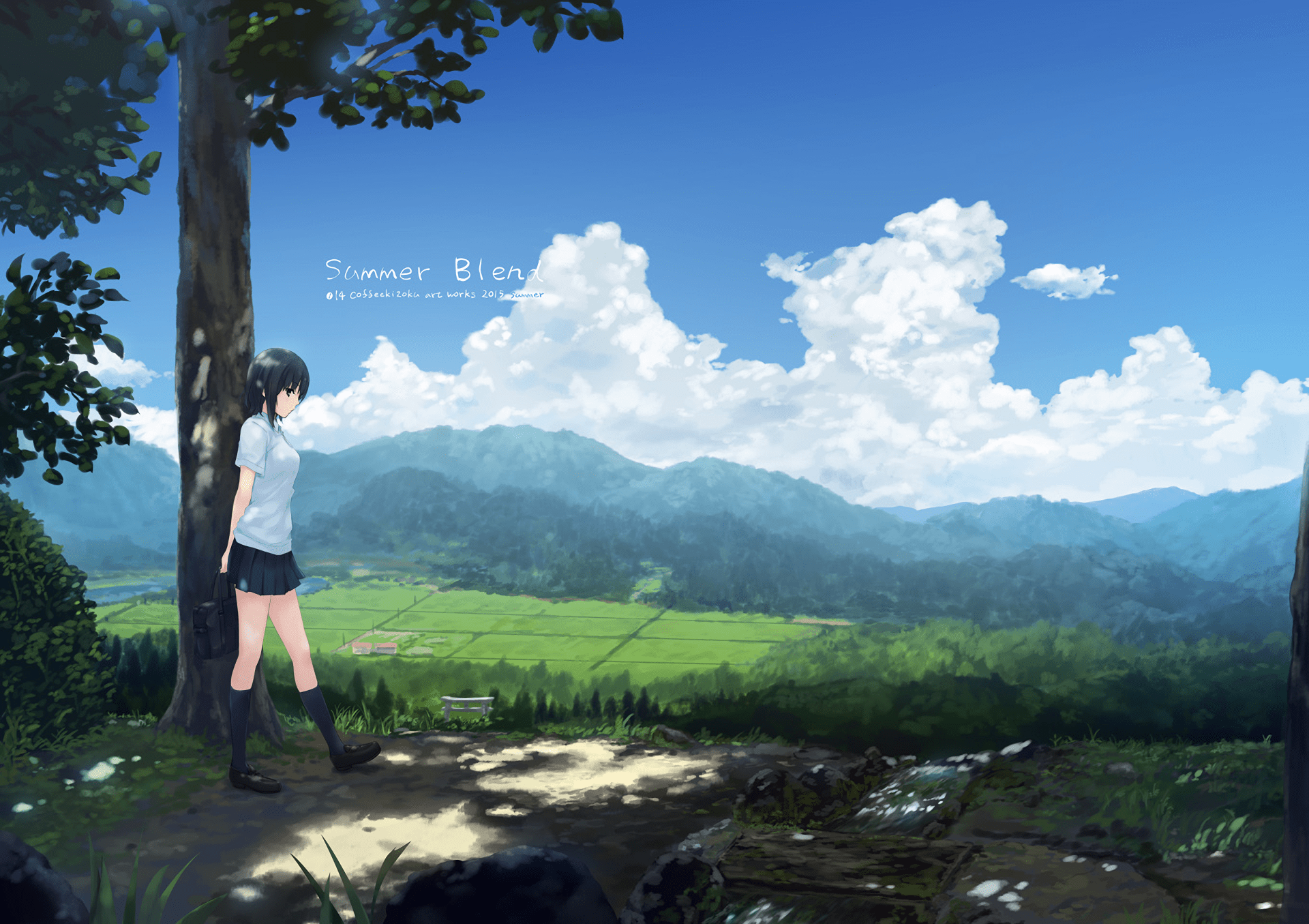 Anime Summer Landscape Wallpapers - Top Free Anime Summer Landscape ...