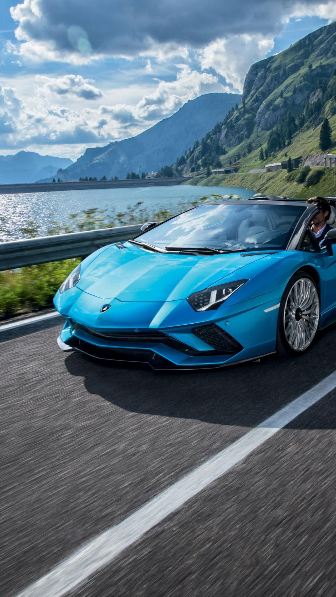 1080x1920 Wallpaper Lamborghini Aventador S Roadster, 2018 Cars, luxury cars, 4K, Cars & Bikes