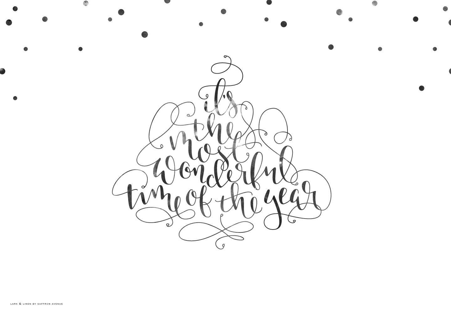 1440x990 Free Christmassy Desktop Wallpaper. lark & linen