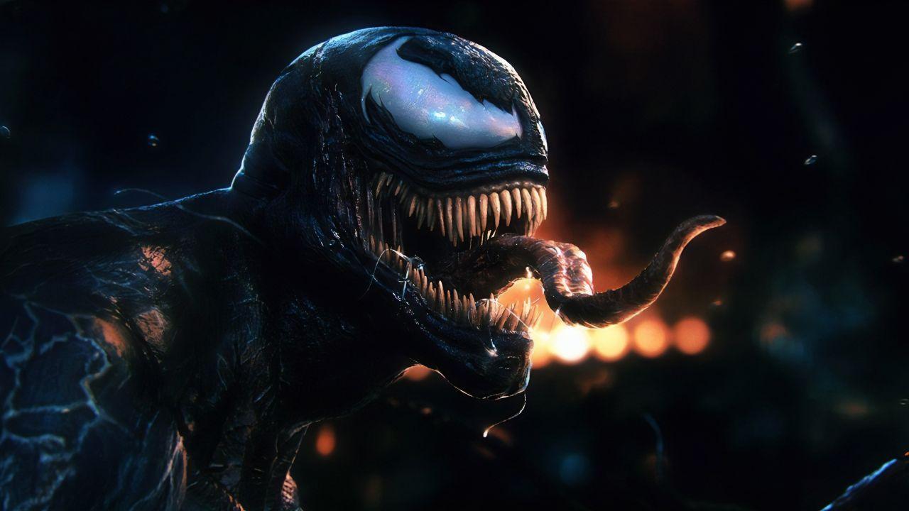 1280x720 Wallpaper Venom, HD, 5K, Black Dark