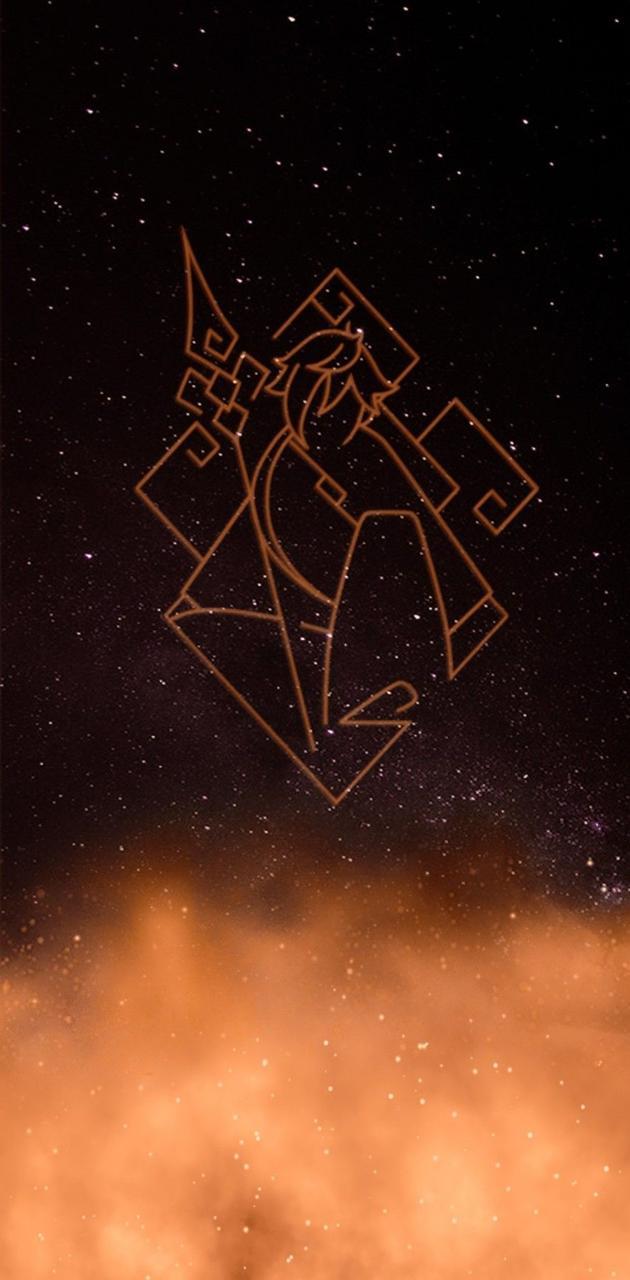 630x1280 Zhongli constellation wallpaper