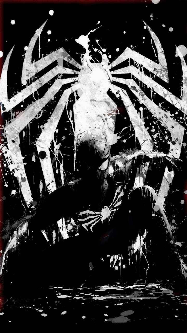 720x1280 Download Symbiote Spiderman Wallpaper