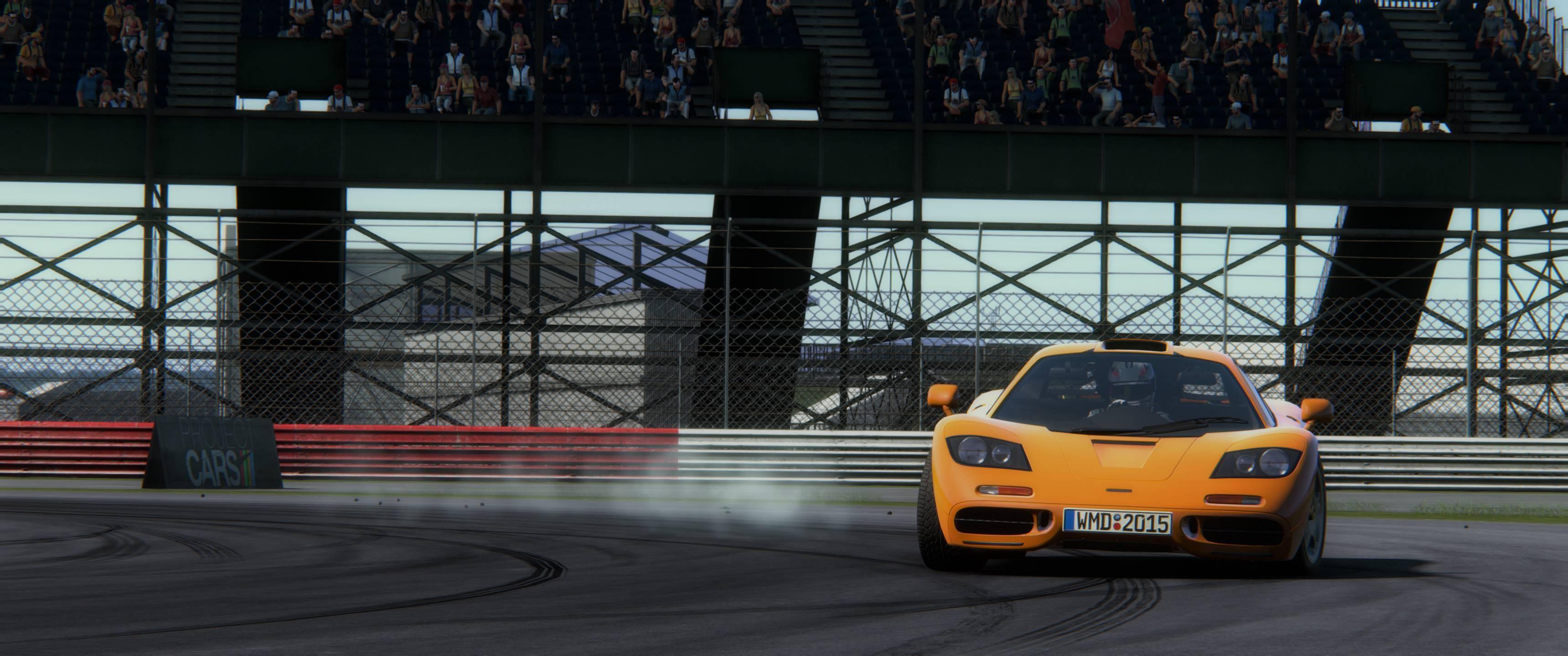 3440x1440 mclaren f1 race tracks car drifting wallpaper