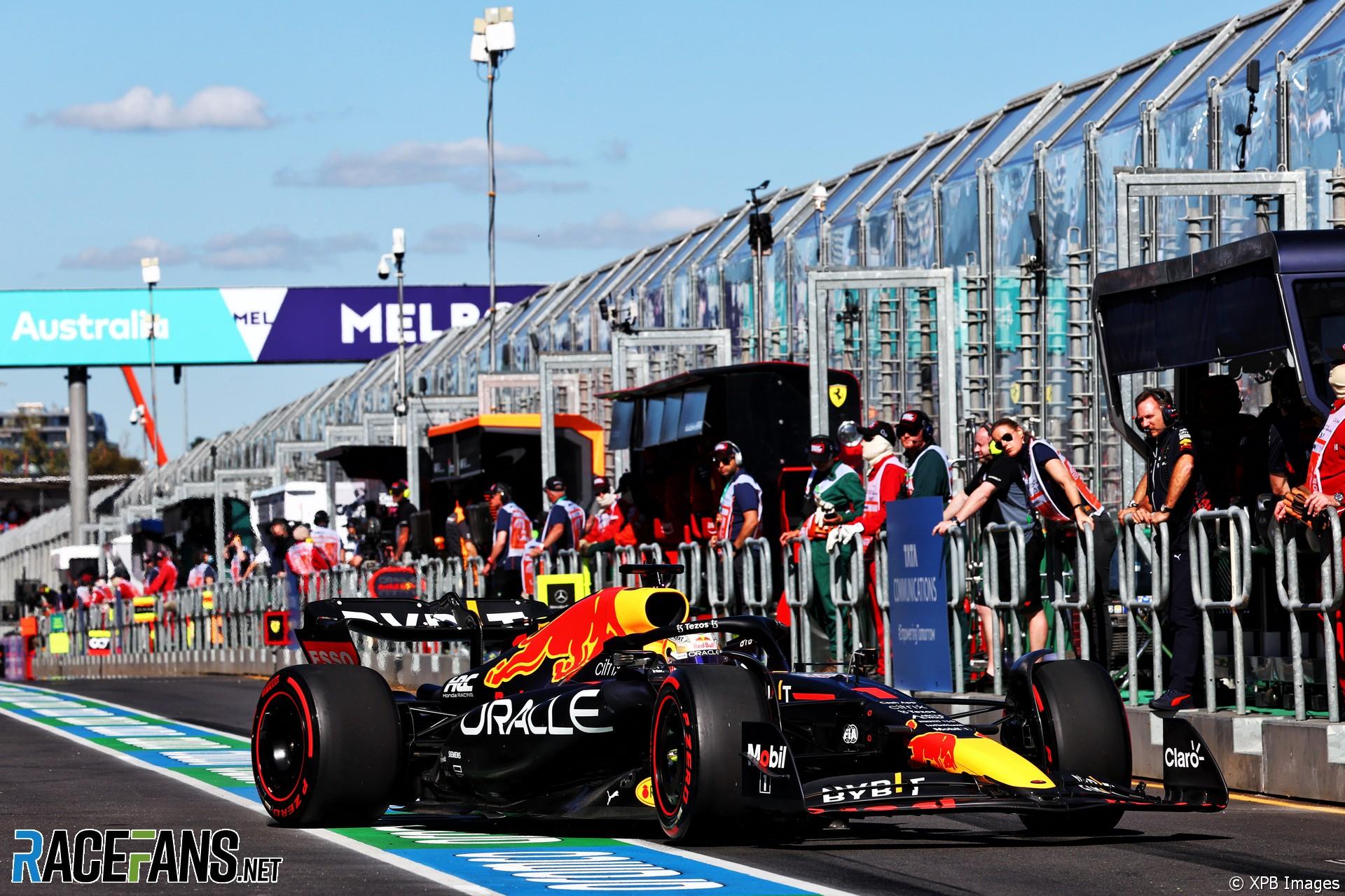 1920x1280 Max Verstappen, Red Bull, Albert Park, 2022 · RaceFans