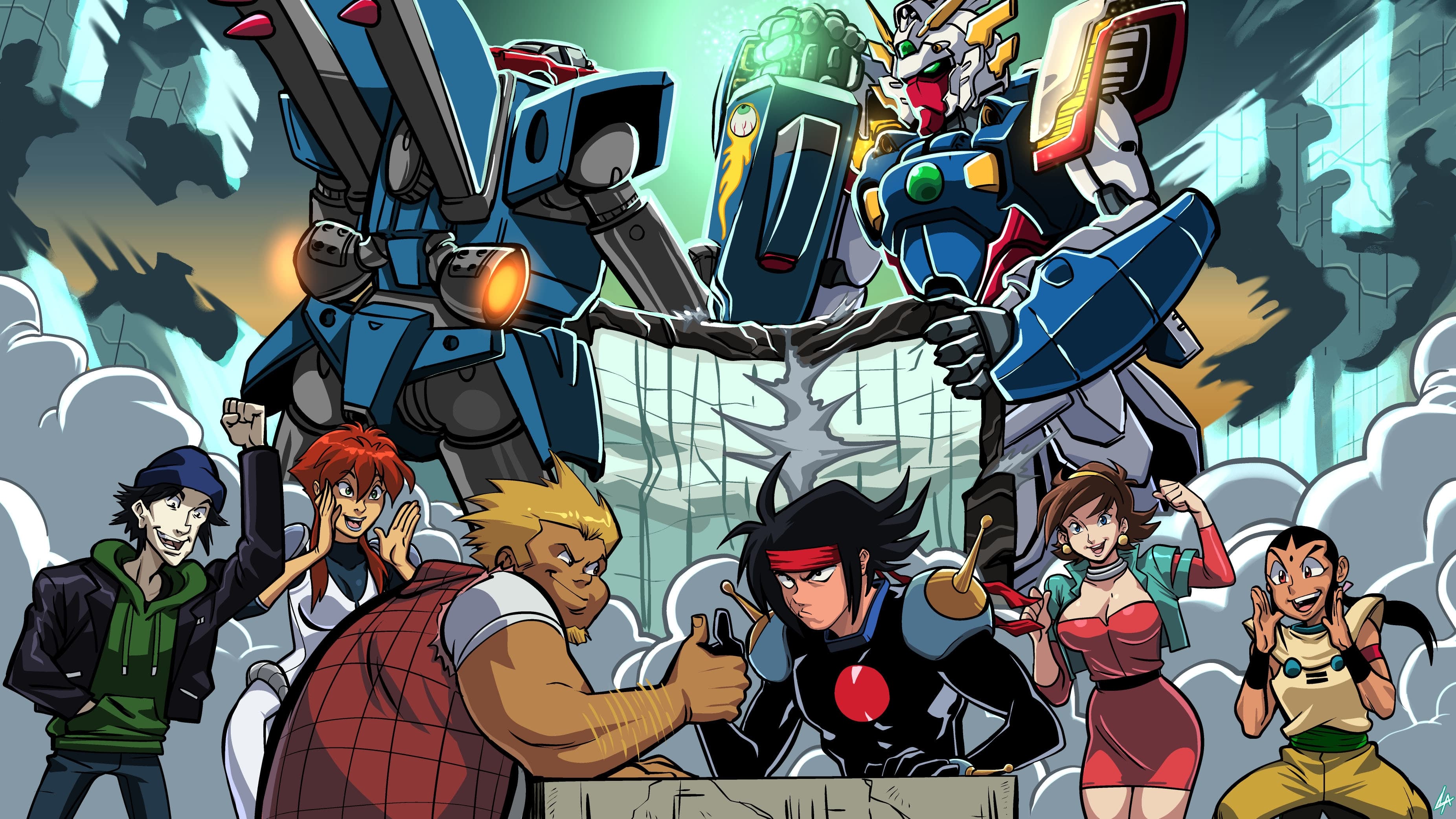 3704x2083 Megas XLR (TV Series 2004 2005)