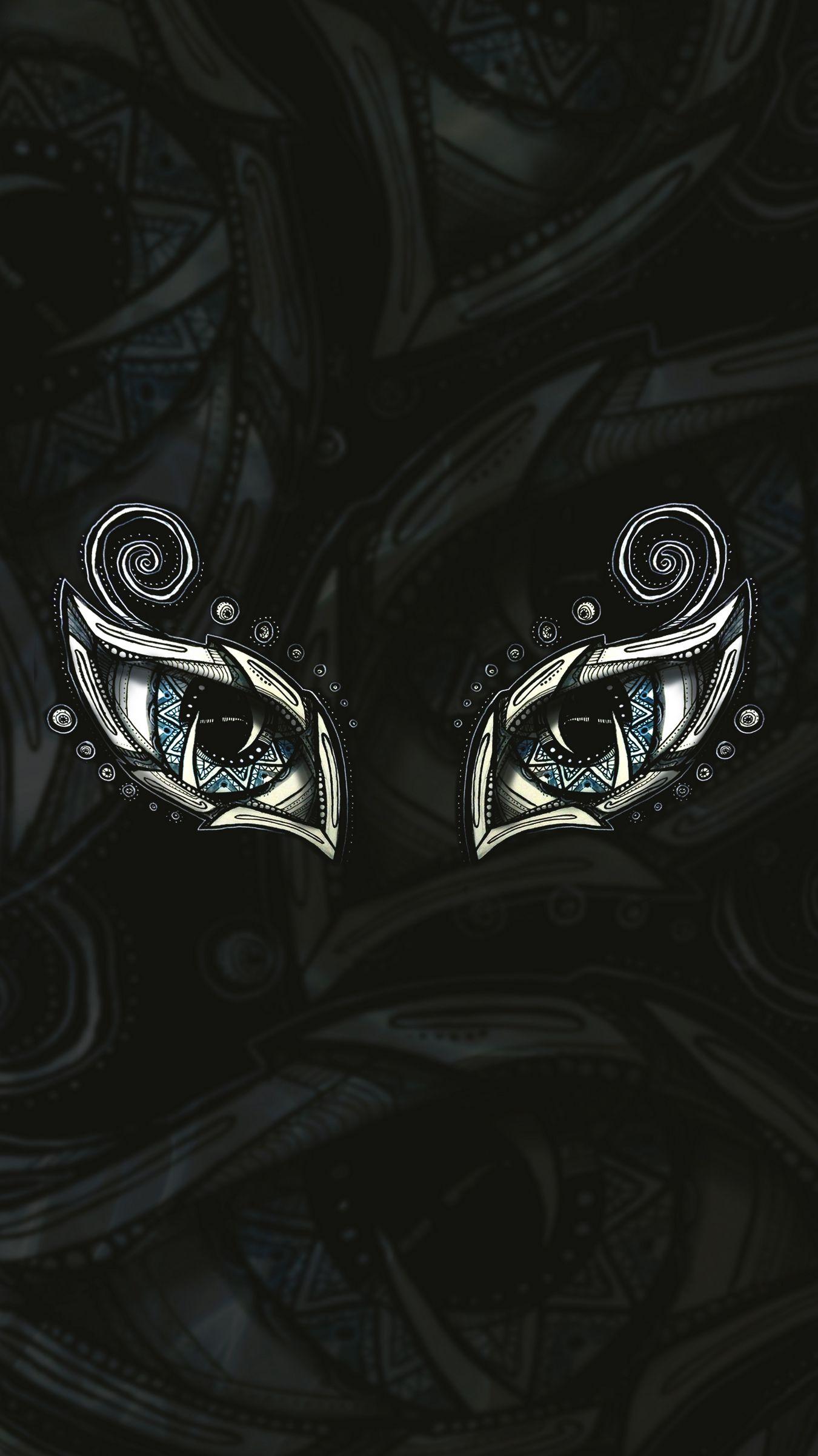 1350x2400 Download wallpaper 1350x2400 eyes, doodles, art iphone 8+/7+/6s+/for parallax HD background