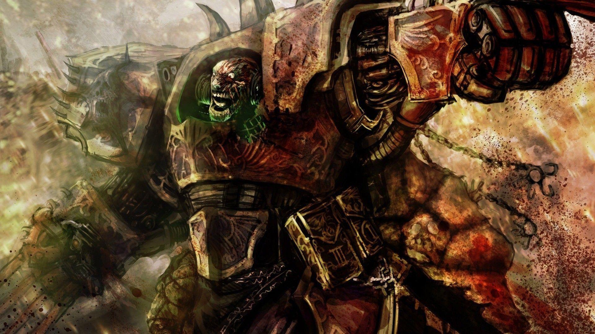 1920x1080 Warhammer 40k Chaos Wallpaper