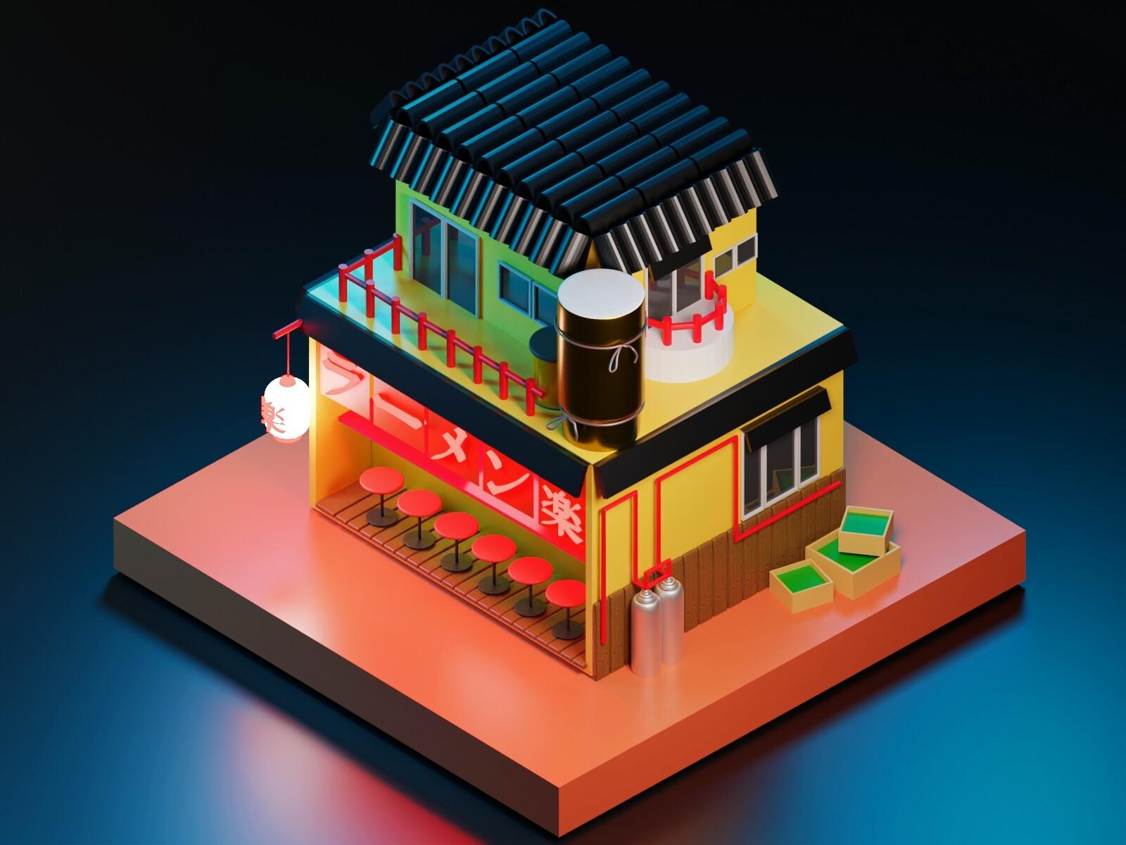 1600x1200 Naruto's Favourite Ichiraku Ramen Shop