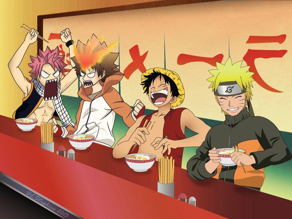1024x768 Naruto And Ramen Wallpaper