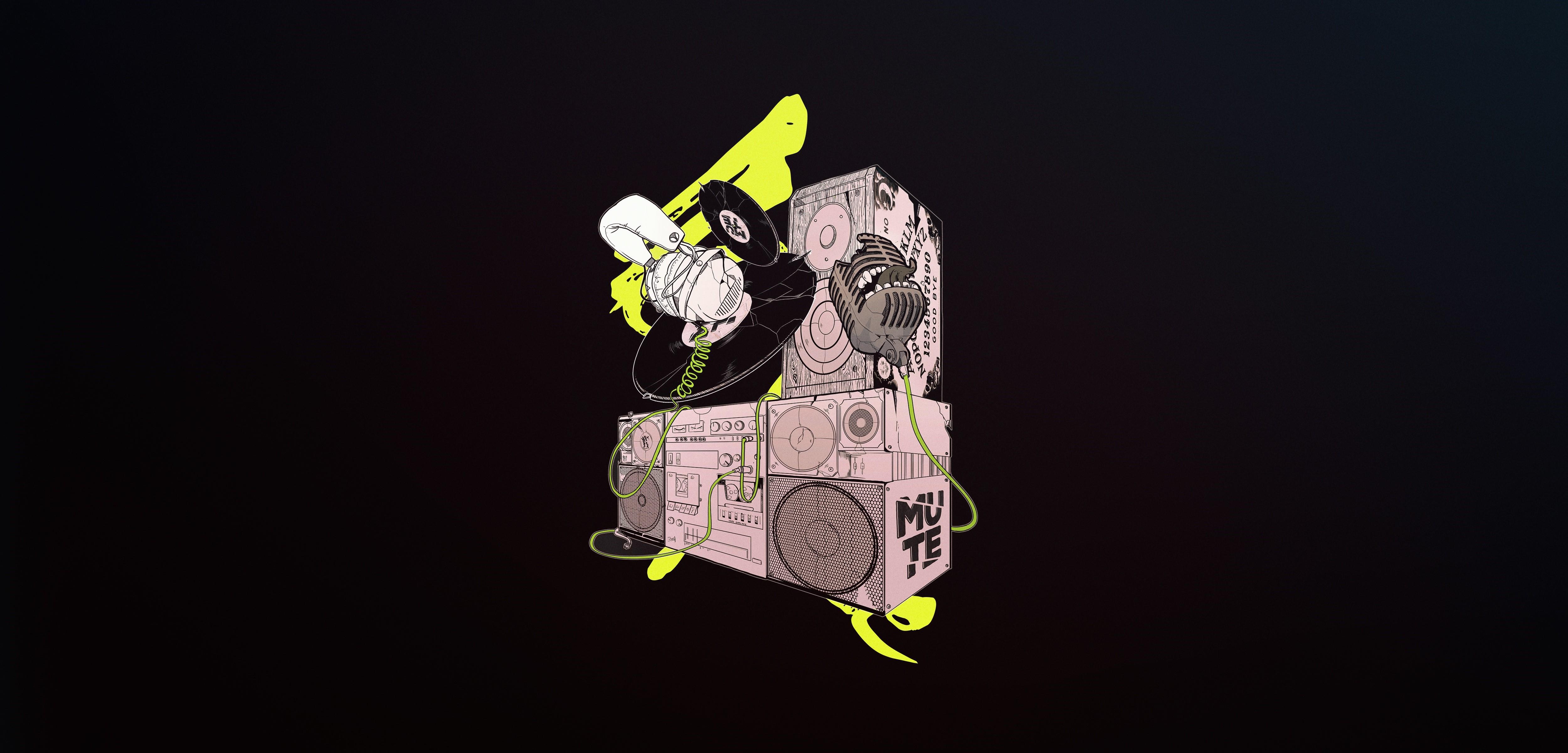 5000x2400 Free Download boom box wallpaper full HD (1080p)