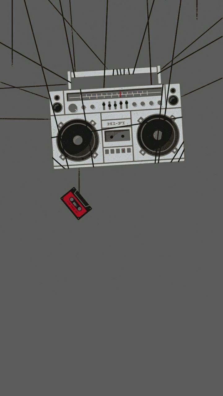 720x1280 Illustrations. Retro music art, Modern graphic art, Cool wallpaper music
