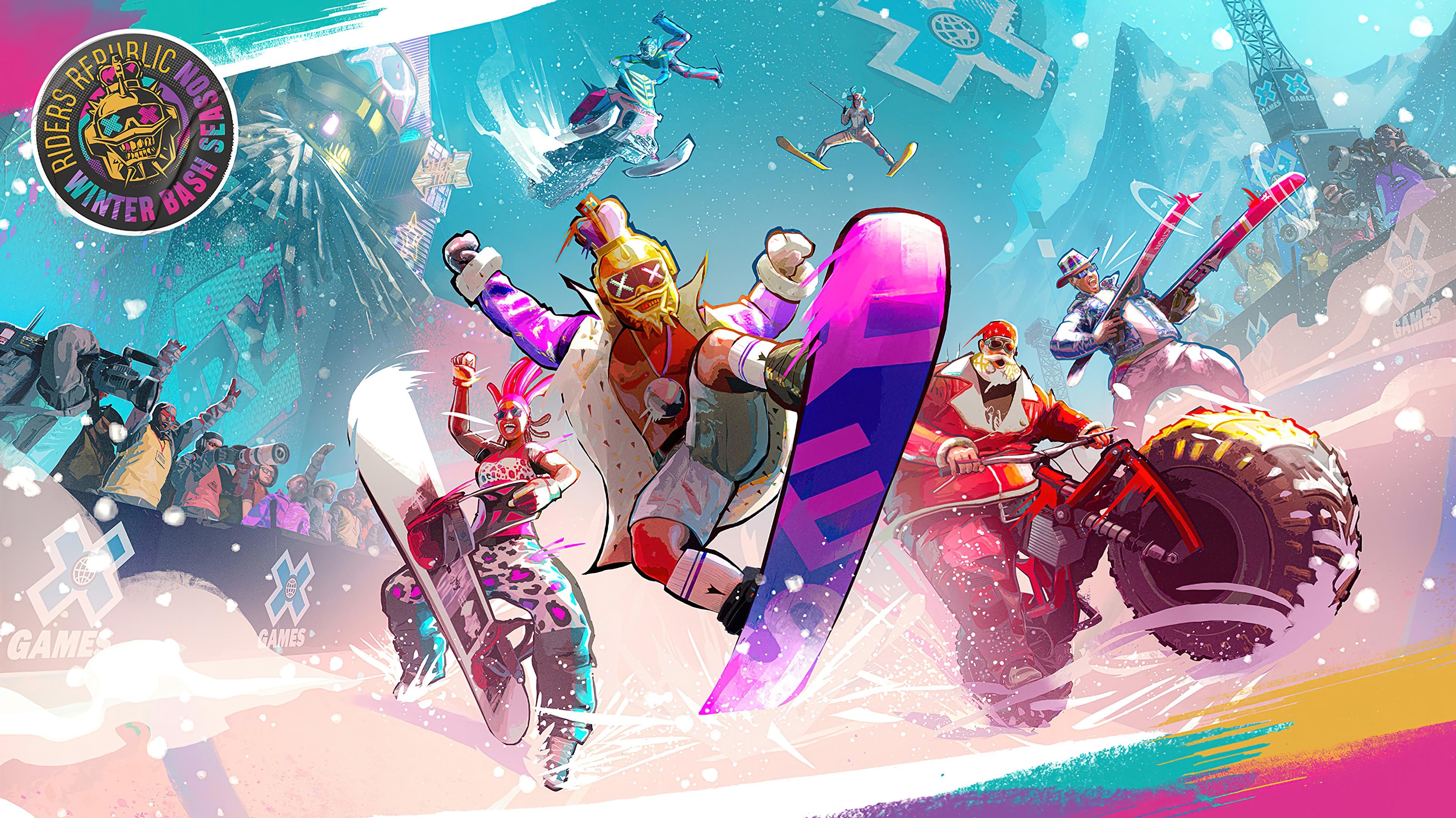 3840x2160 riders republic, winter bash season, game, 4k desktop wallpaper Gallery HD Wallpaper