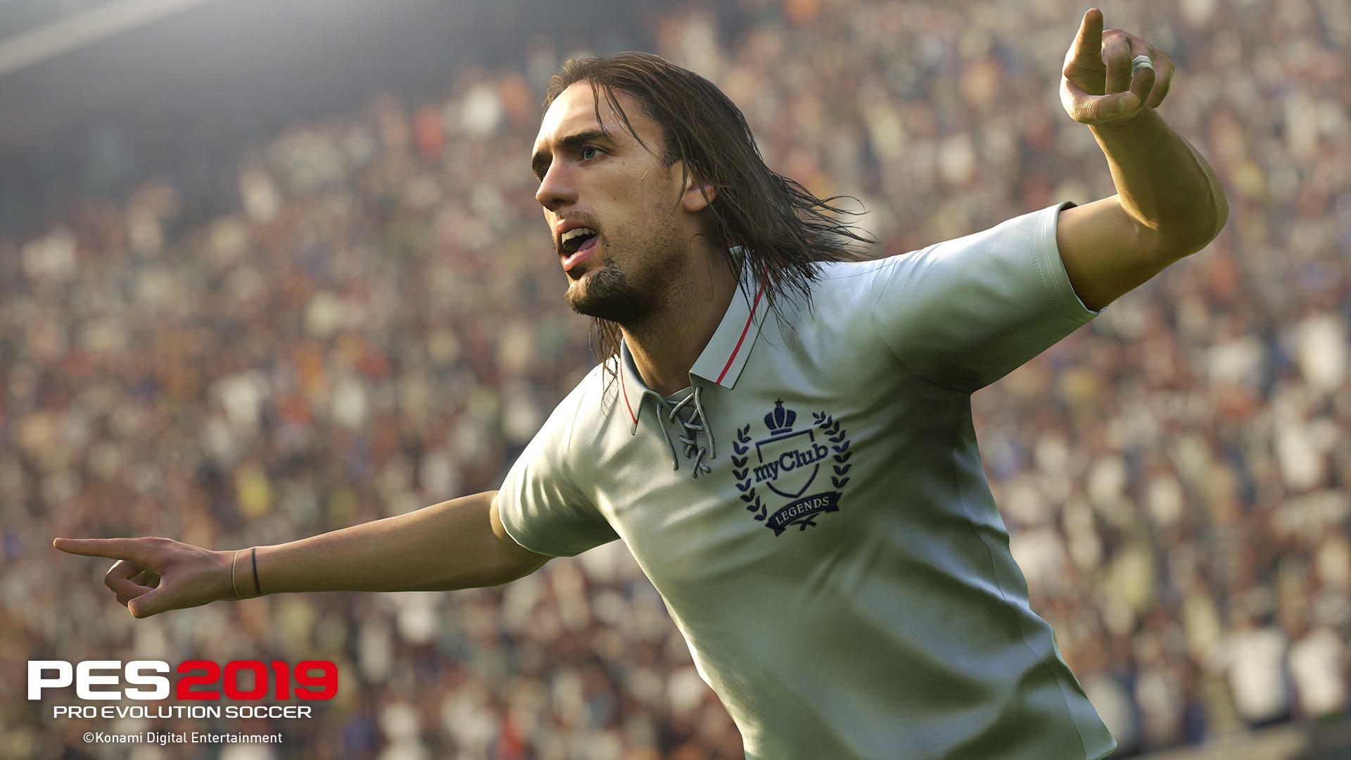 1920x1080 eFootball of #myClub campaigns Legend Gabriel Batistuta #PES2019LITE release It's been a busy week. We love it. Hope you have a great weekend PES fans!