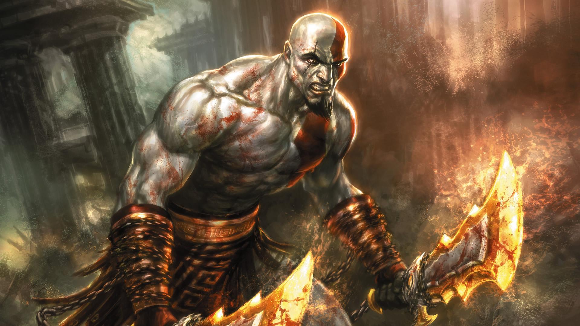 1920x1080 Blades Of Chaos Of War Wallpaper