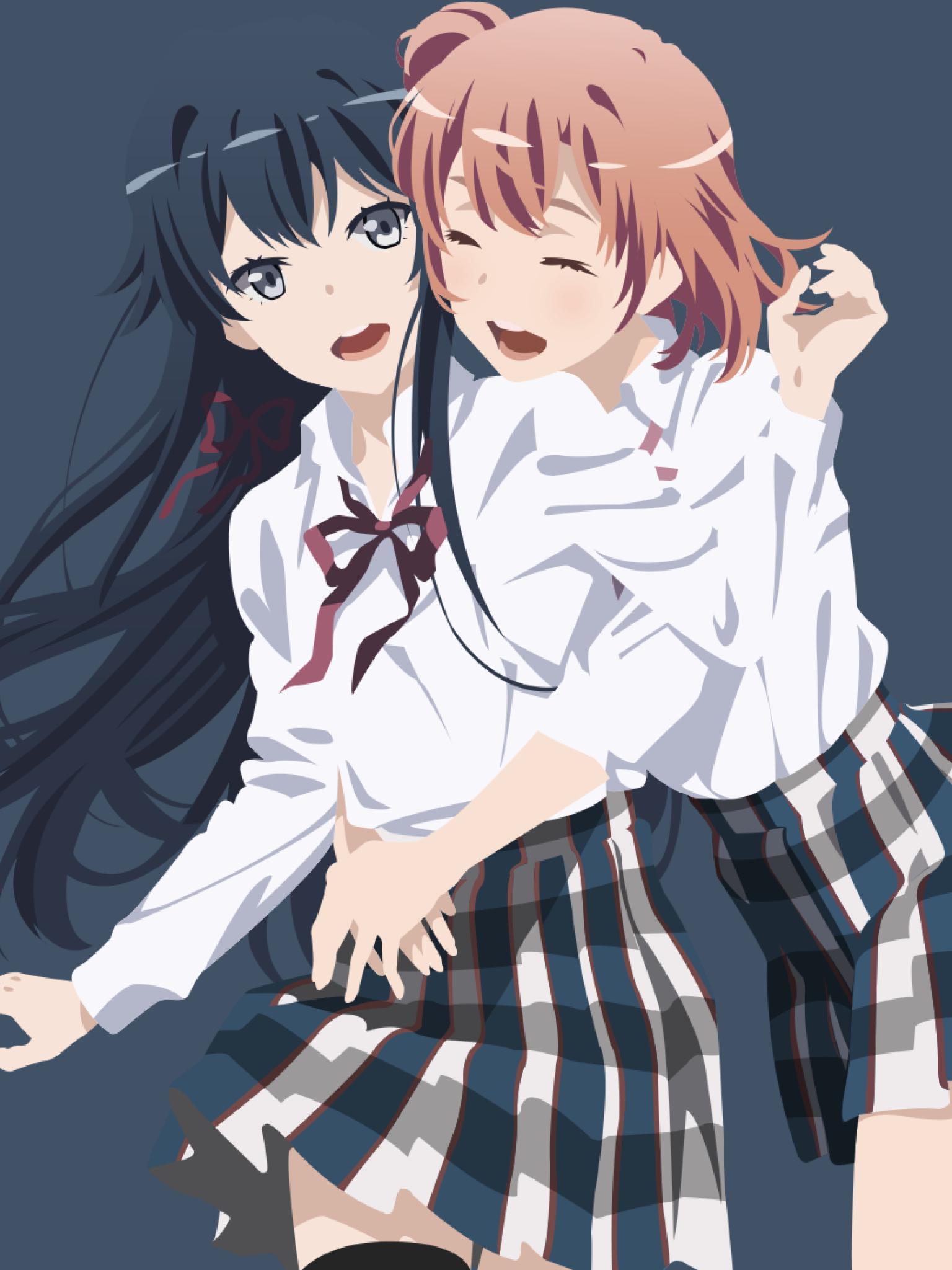 1536x2048 My Teen Romantic Comedy SNAFU Minimalist Art 1536x2048 Resolution Wallpaper, HD Anime 4K Wallpaper, Image, Photo and Background