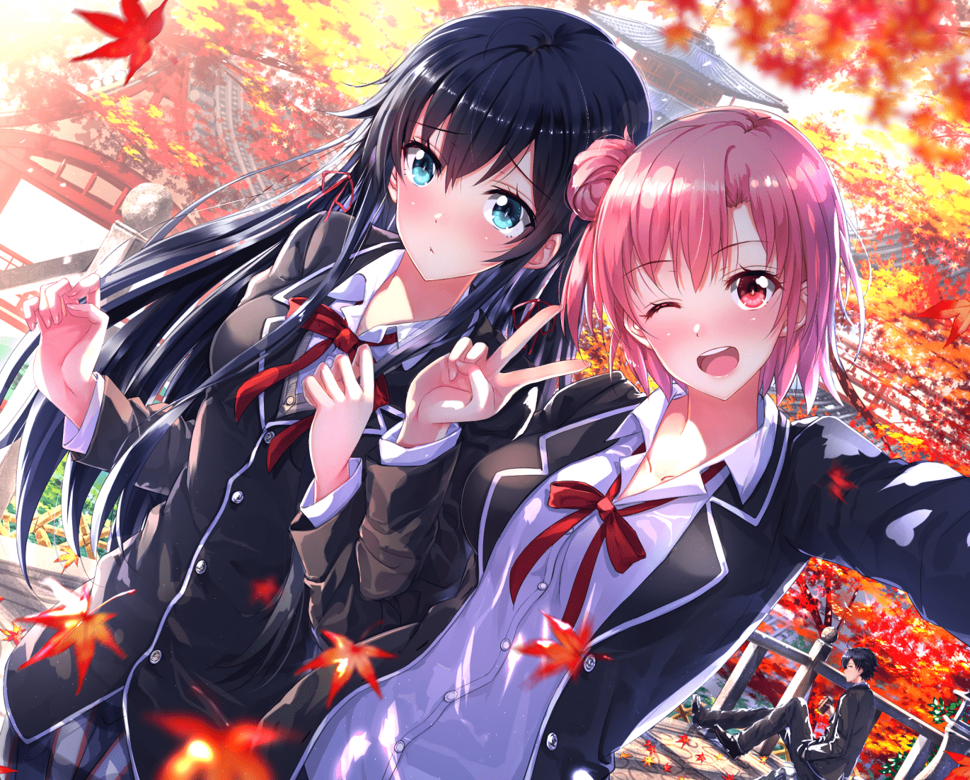 1371x1102 Yahari Ore No Seishun Love Comedy Wa Machigatteiru Wallpaper