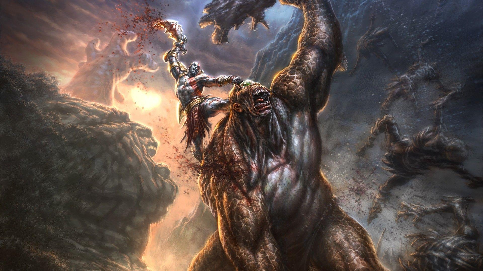 1920x1080 God Of War Sword Wallpaper