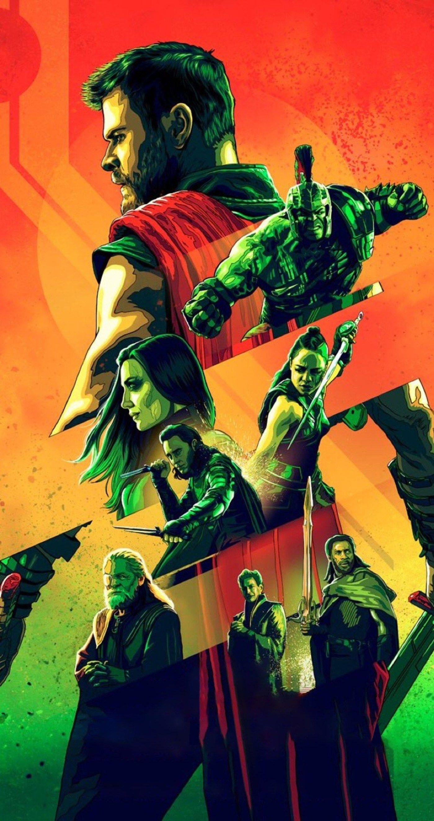 1400x2643 Thor: Ragnarok' (2017) Wallpaper