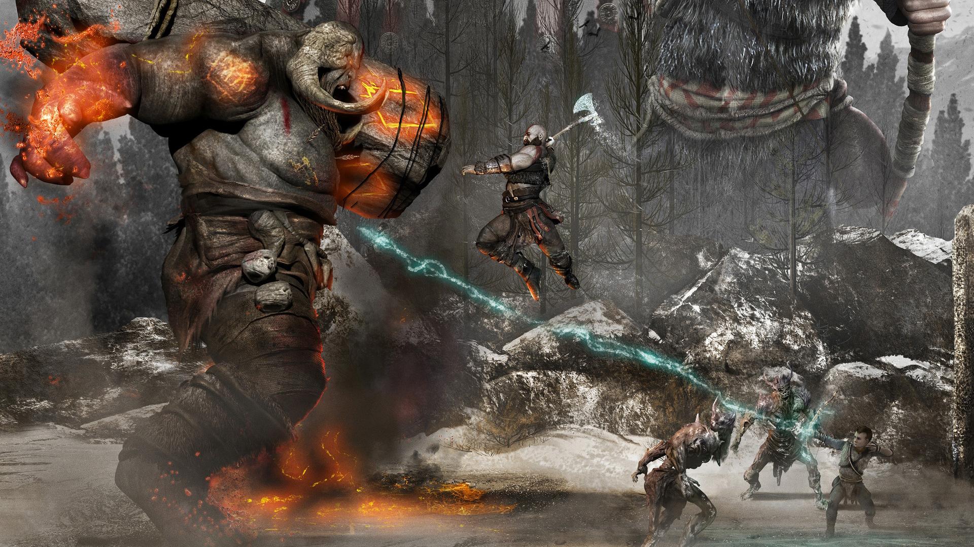 1920x1080 God of War PS4 Wallpaper
