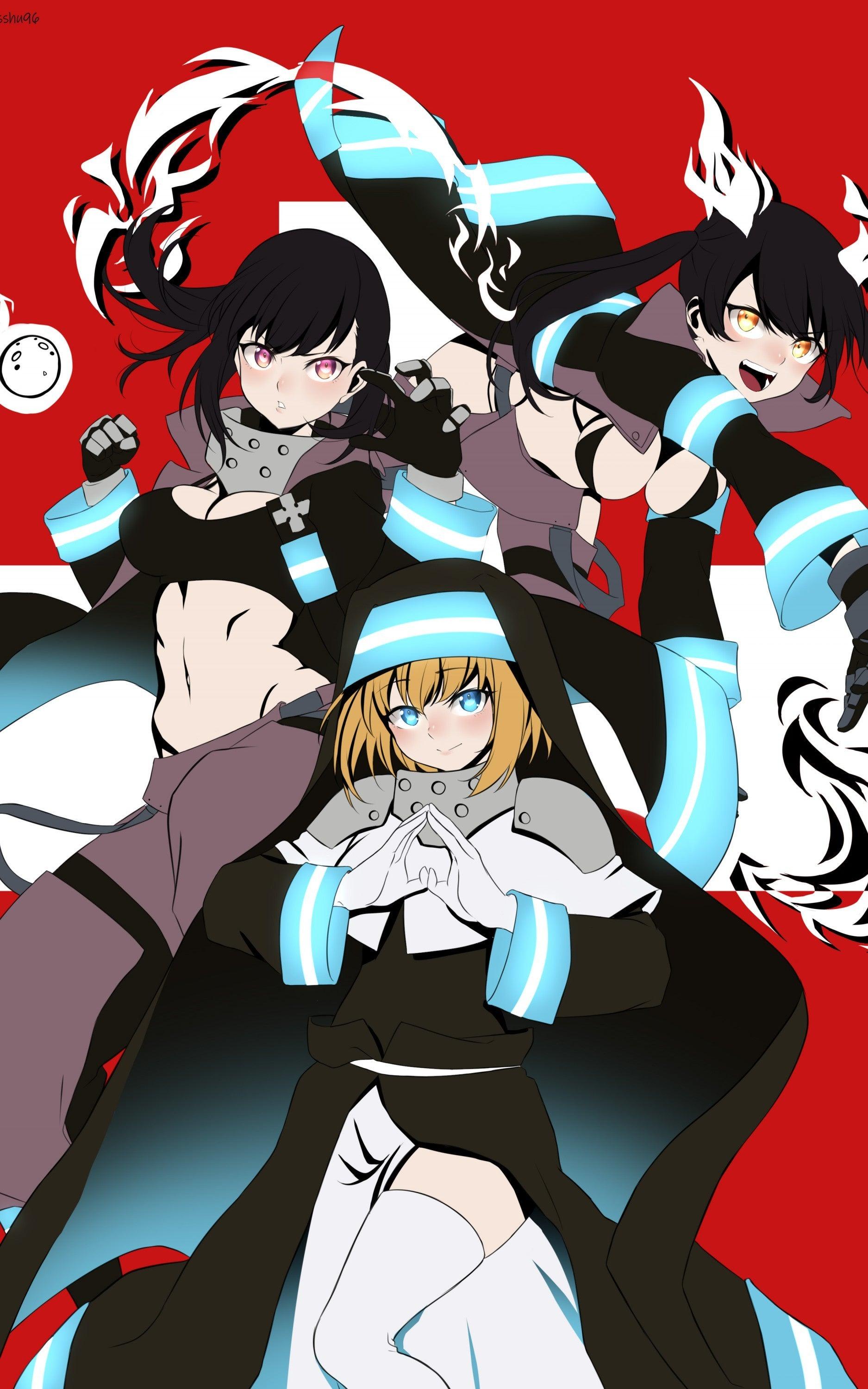 1875x3000 Ladies of [Fire Force] (minus Hibana) [1875x3000]