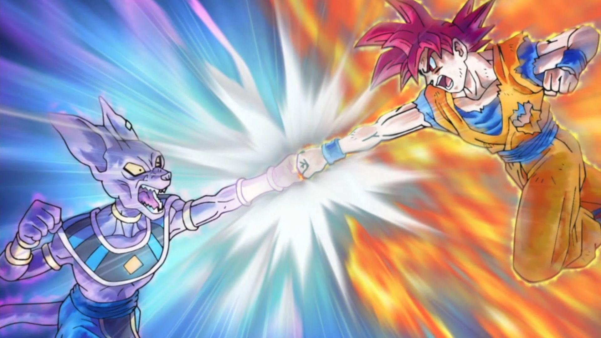 1920x1080 Goku Vs Beerus Wallpaper