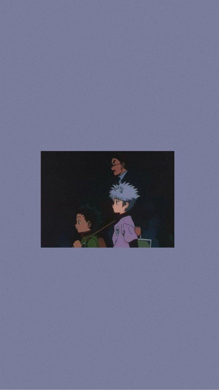736x1309 Yoshino X Hunter 1999 Wallpaper Lockscreen Tags: Hxh, Killua, Gon, Aesthetic, Vintage, 90's Anime, Anime Wallpaper Like Or Retweet If Saved