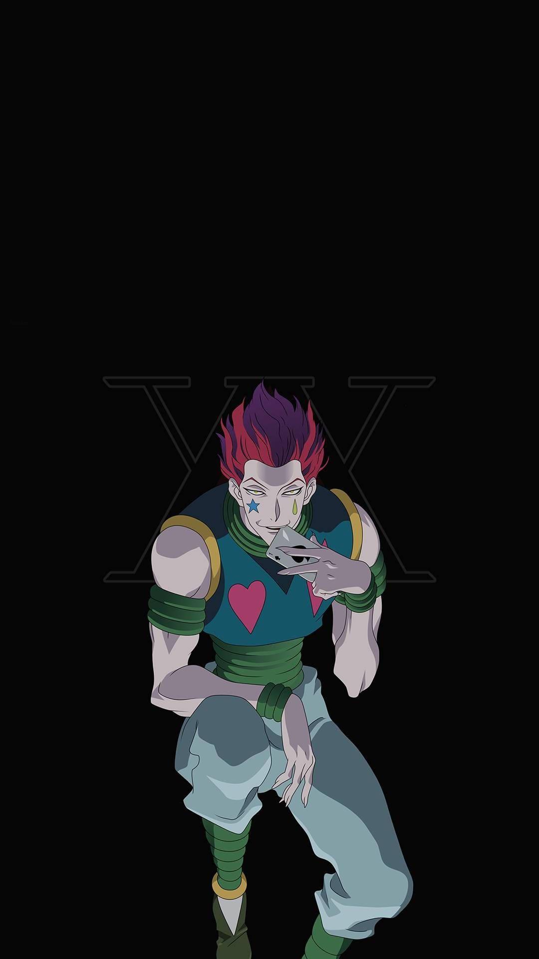 1080x1920 Download Hisoka Black Hunter X Hunter Logo Wallpaper