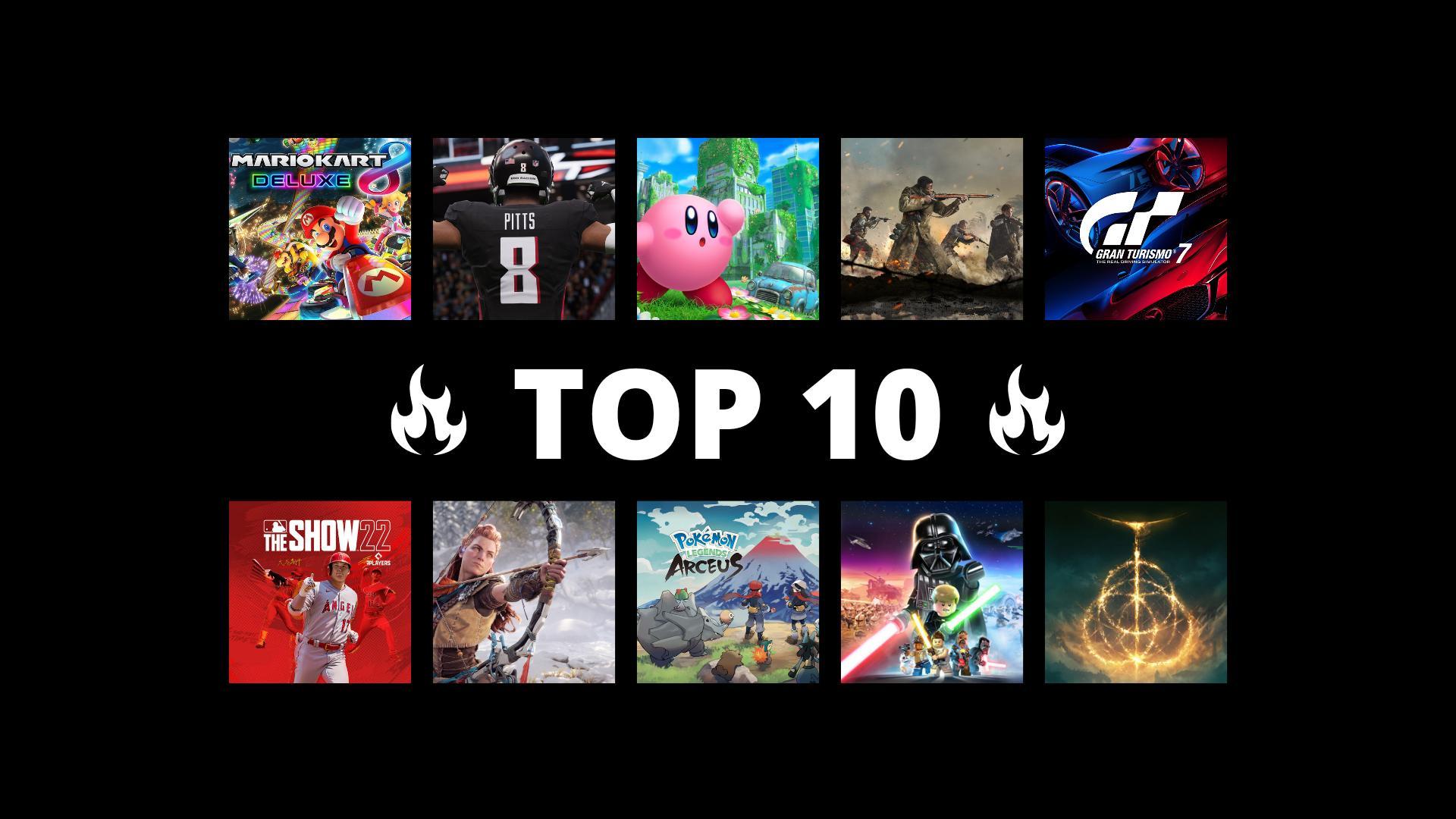 1920x1080 Best Selling Console & PC Games '22: to 5 Gamers