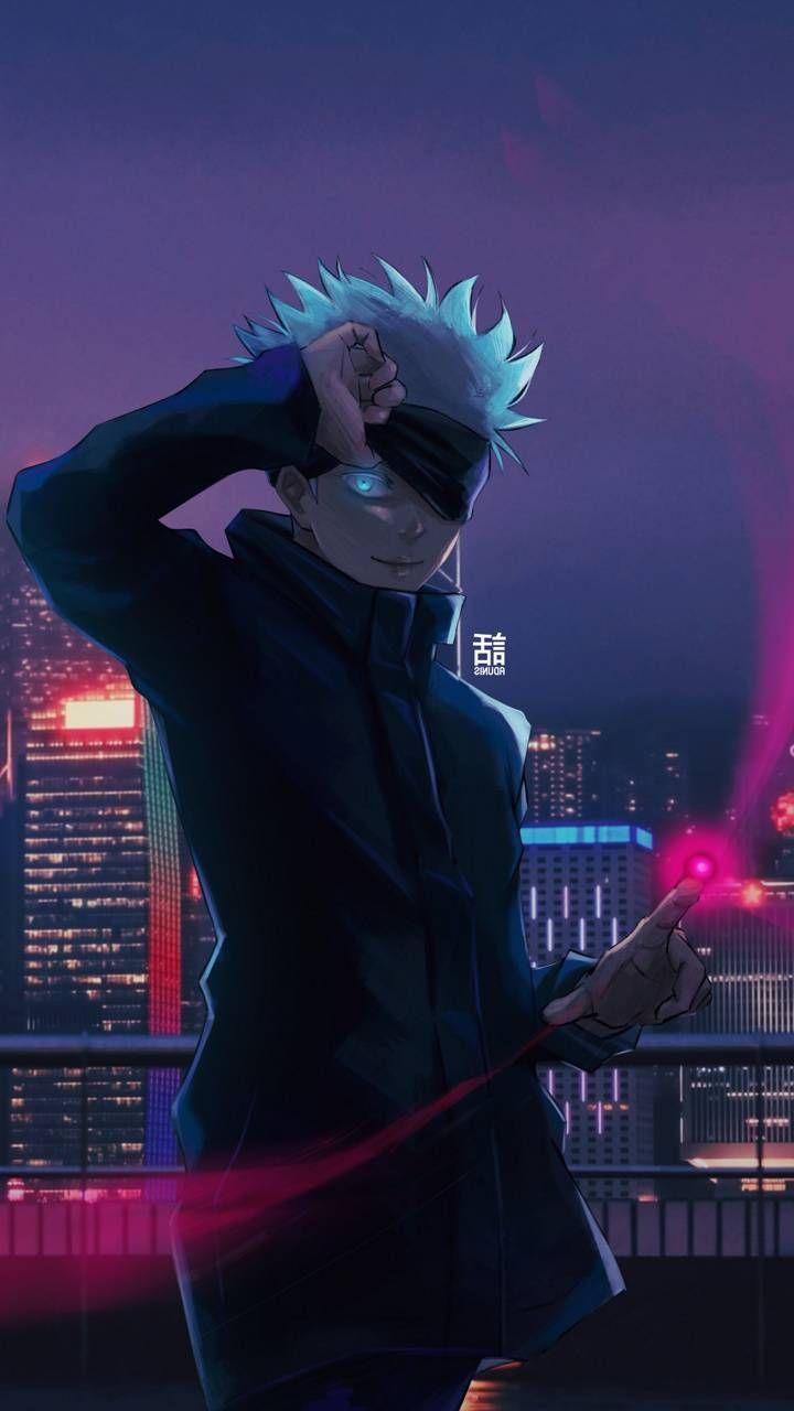 720x1280 Gojo Satoru Wallpaper for mobile phone, tablet, desktop computer and other devices HD and 4K wallpaper. HD dark wallpaper, Cute black wallpaper, Wallpaper