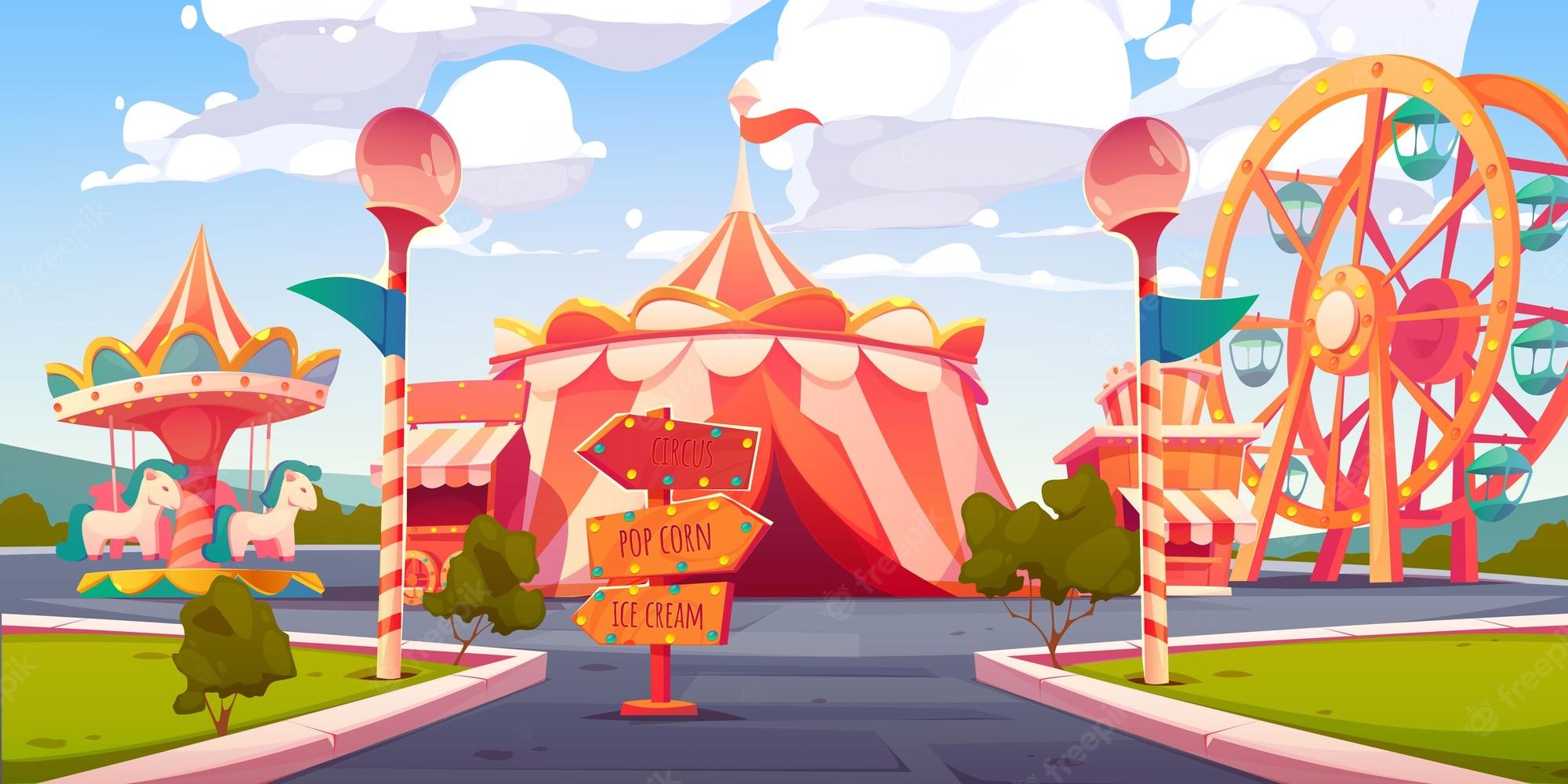2000x1000 Circus Background Image. Free Vectors, & PSD