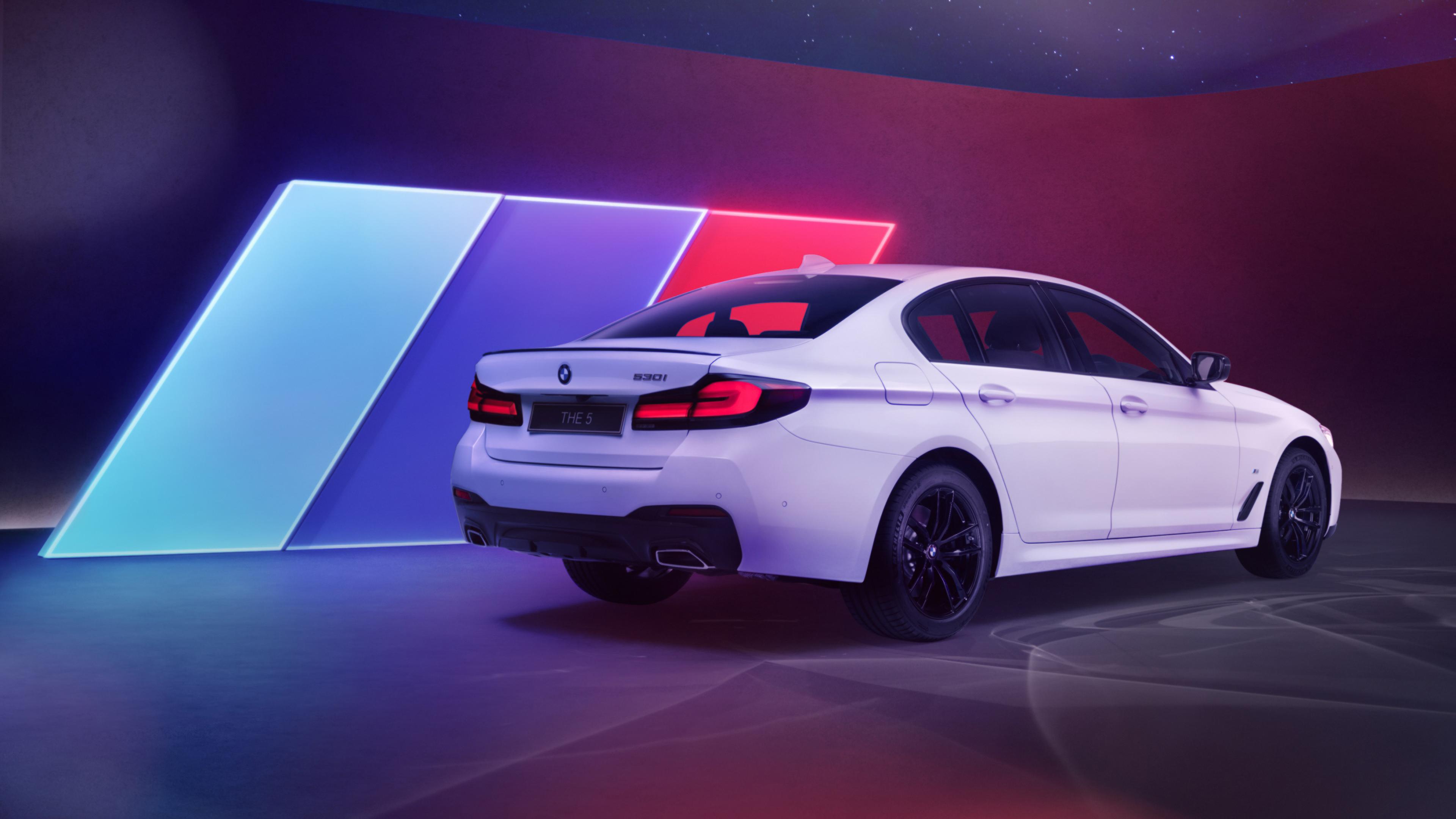 3840x2160 BMW 530i M Sport Carbon Edition 2021 4K Wallpaper. HD Car Wallpaper