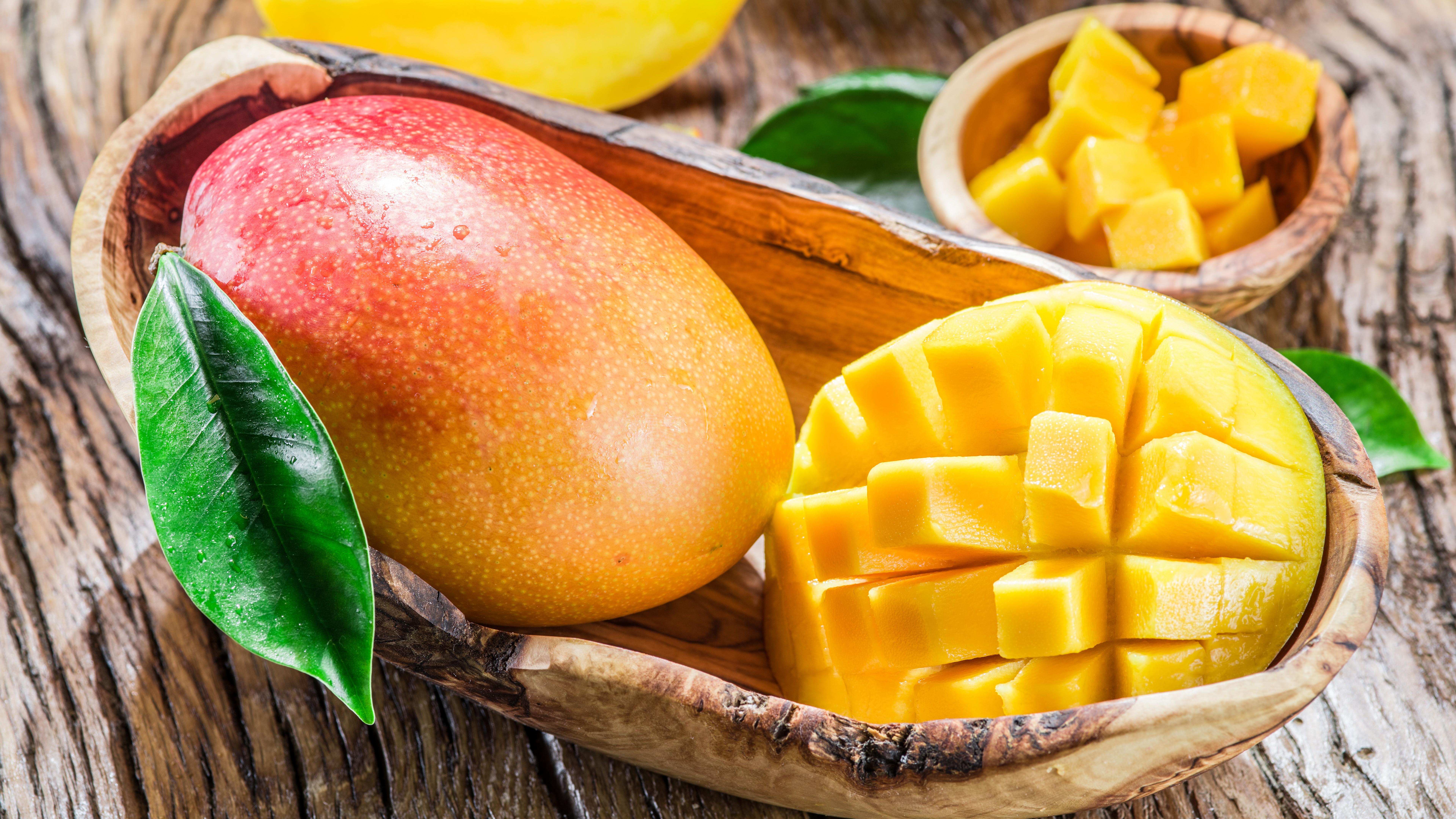 7680x4320 Wallpaper mango, fruit, 8k, Food